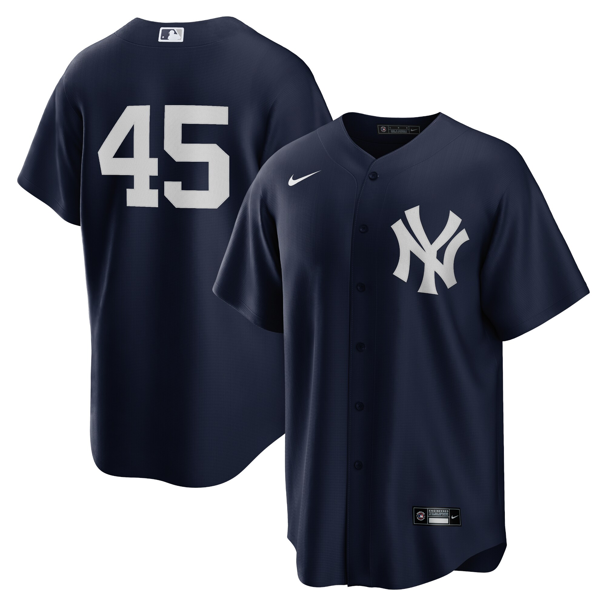 Men's New York Yankees Gerrit Cole Navy Alternate Player Name Baseball Jersey 