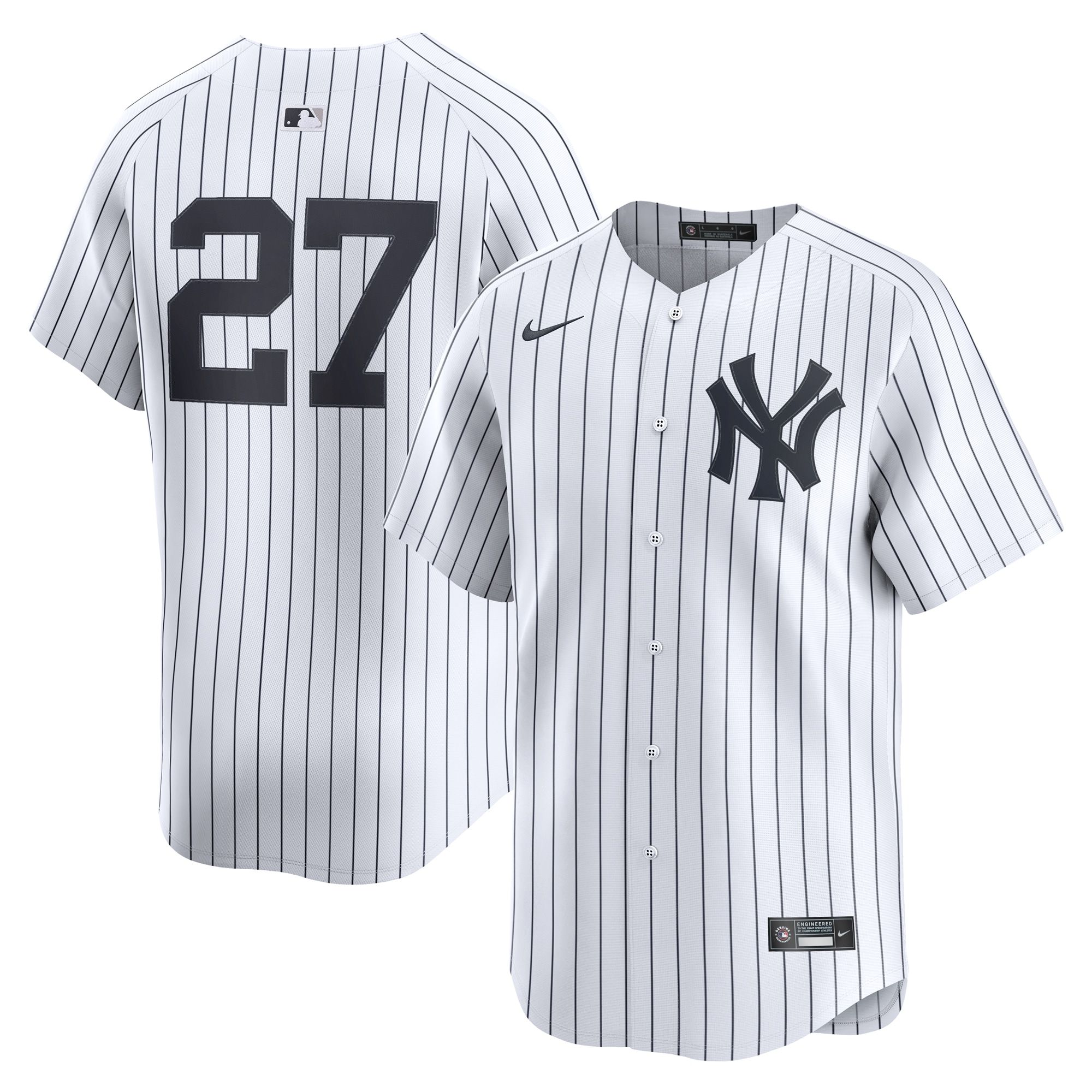 Men's New York Yankees Giancarlo Stanton White Home Limited Player Baseball Jersey 