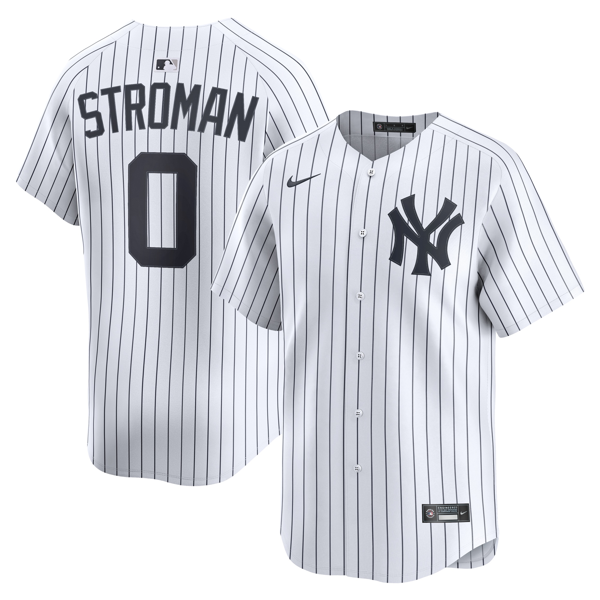 Men's New York Yankees Marcus Stroman White Home Limited Player Baseball Jersey 