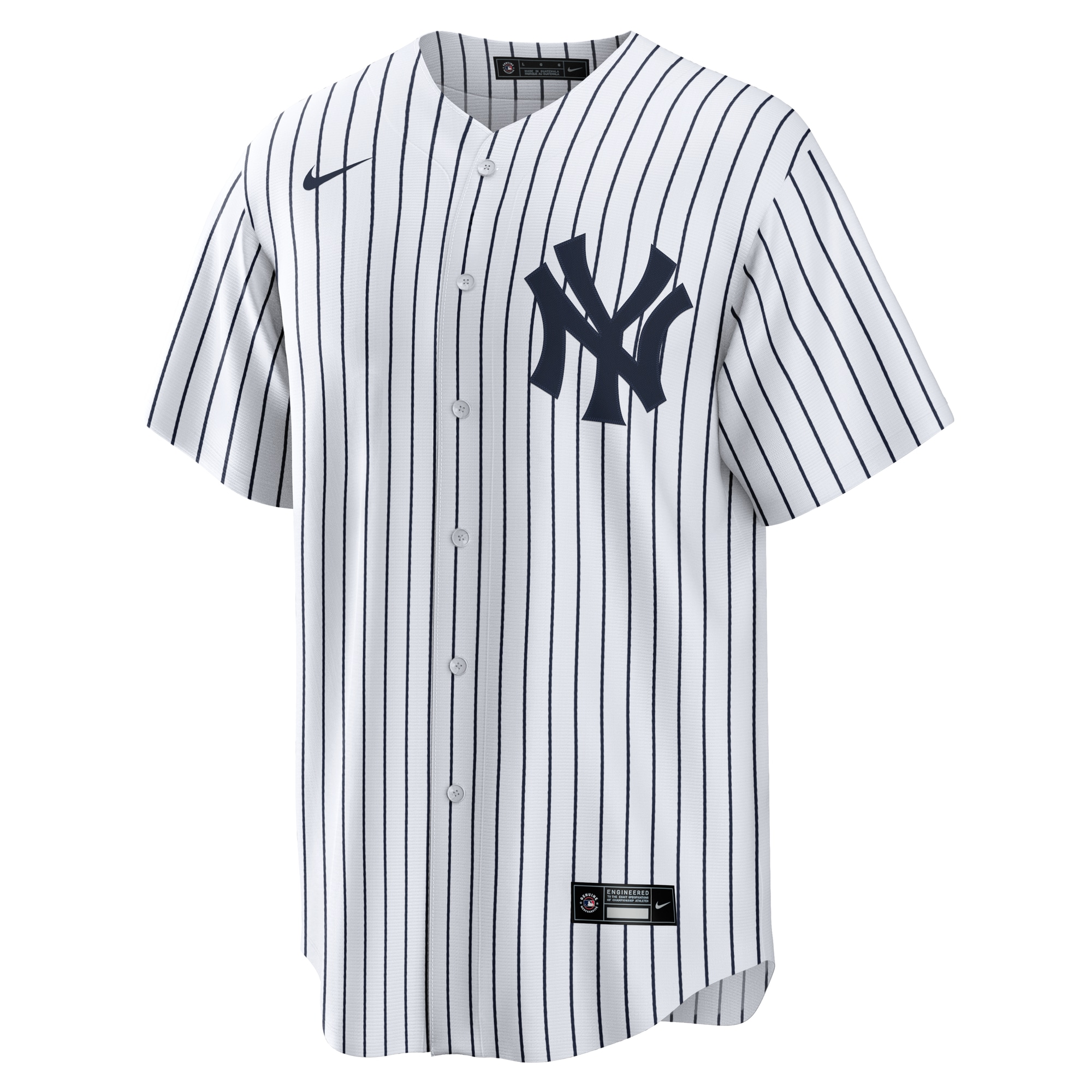 Alternative view of Men's New York Yankees Mariano Rivera White Home Retired Player Baseball Jersey 