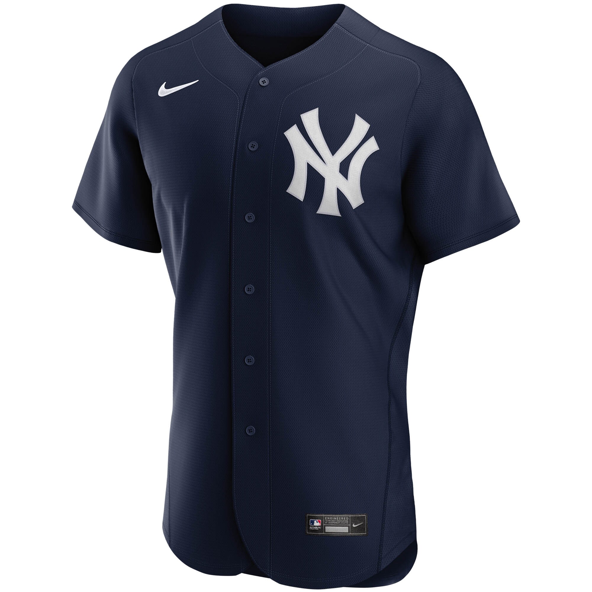 Alternative view of Men's New York Yankees Navy Alternate Team Baseball Jersey 