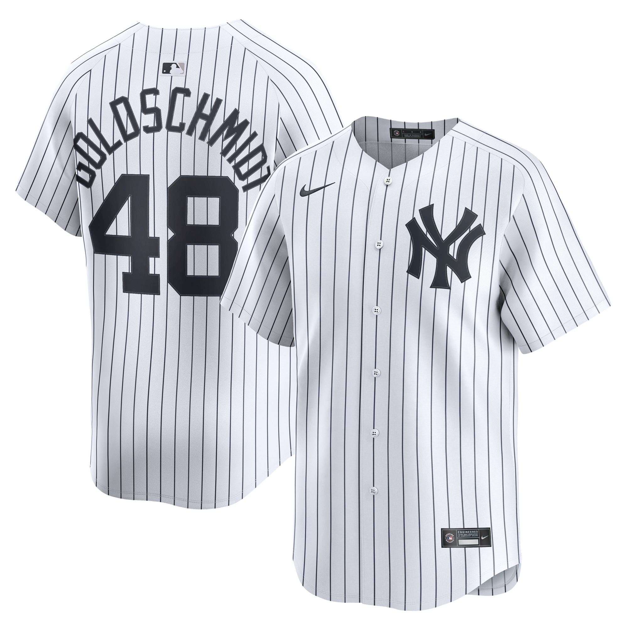 Men's New York Yankees Paul Goldschmidt White Home Limited Player Baseball Jersey 