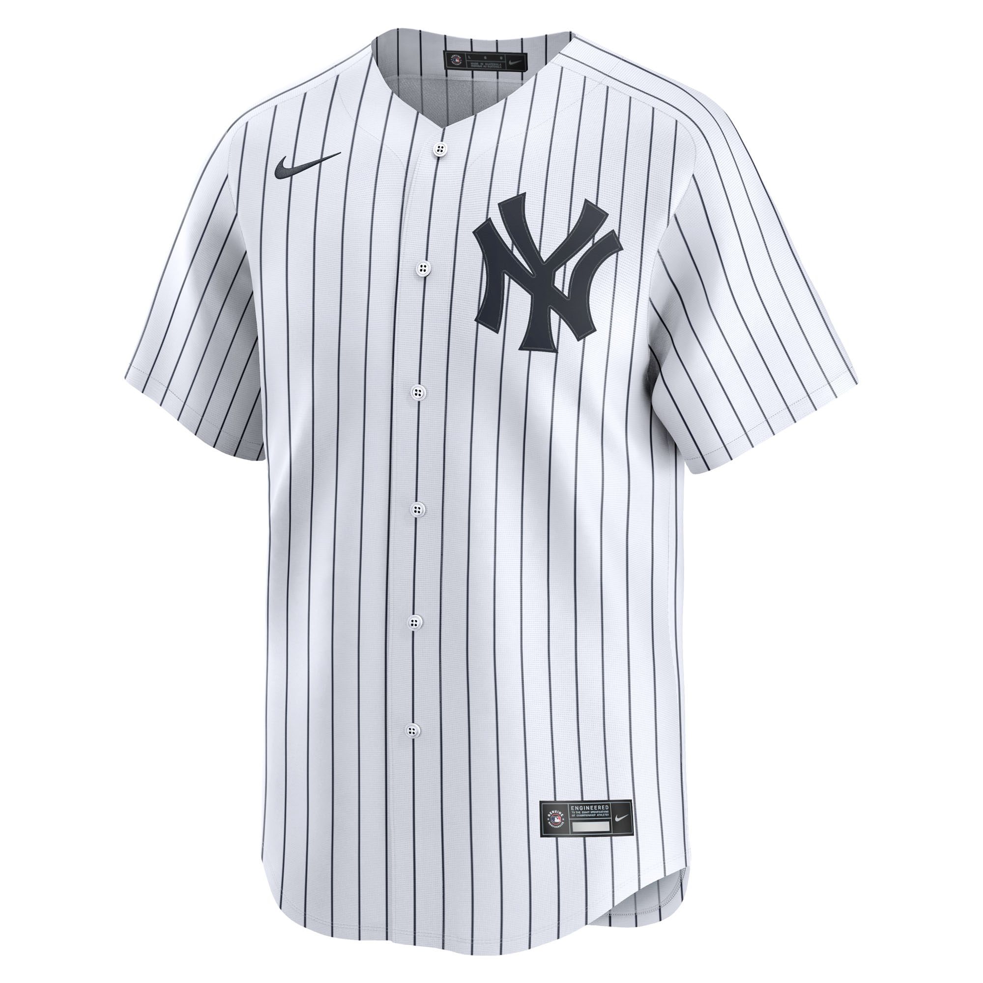 Alternative view of Men's New York Yankees White Home Limited Pick-A-Player Retired Roster Baseball Jersey 