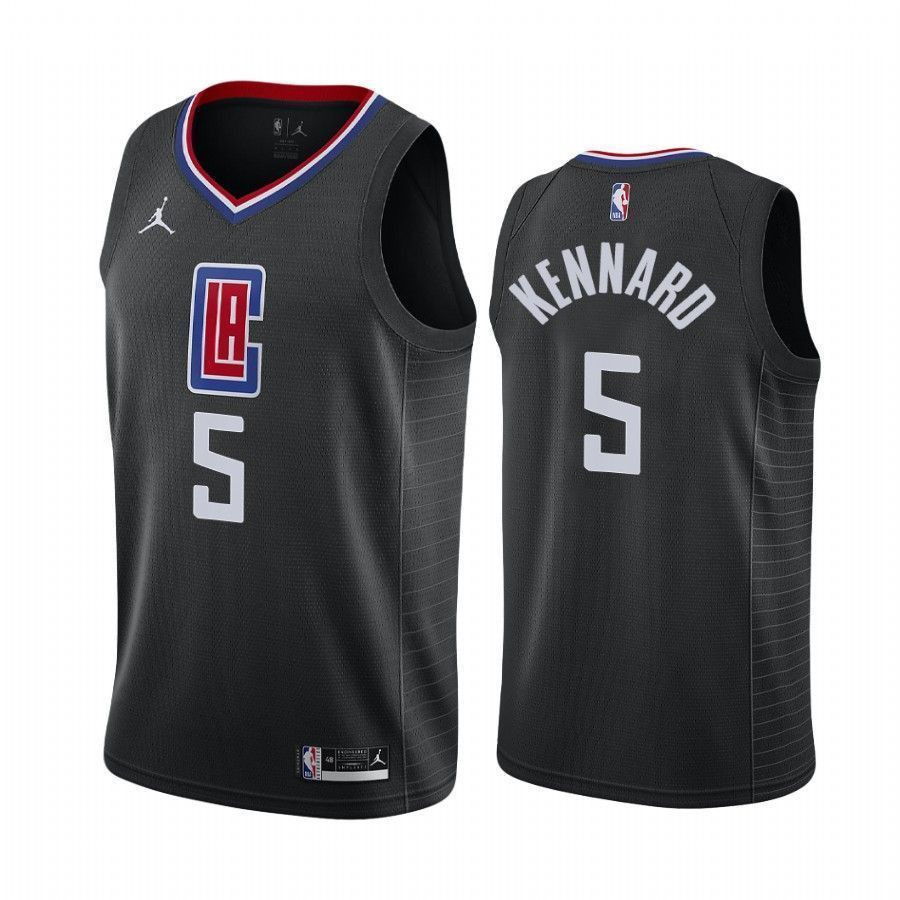 Men's Nicolas Batum Los Angeles Clippers Black Statet Edition Basketball Jersey - JS891 