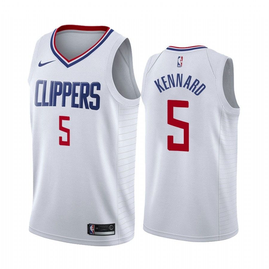 Men's Nicolas Batum Los Angeles Clippers White Associateion Edition Basketball Jersey - JS539 