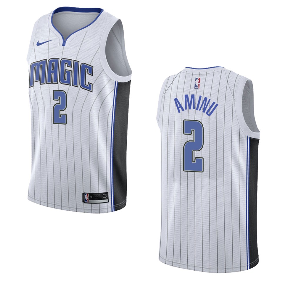 Men's Orlando Magic #2 Al-farouq Aminu Association Swingman Jersey - White