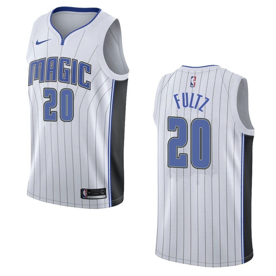 Men's Orlando Magic 20 Markelle Fultz Association Swingman Basketball Jersey - White - JS814 