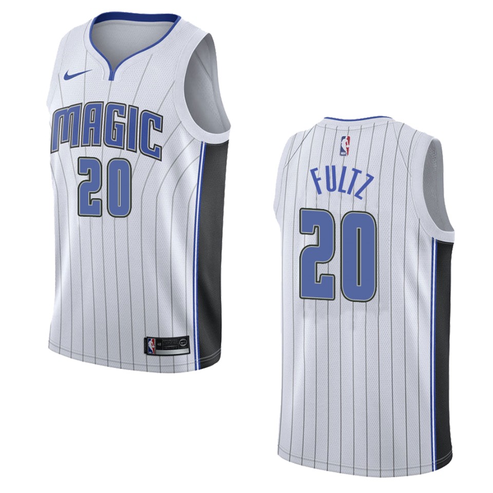 Men's Orlando Magic #20 Markelle Fultz Association Swingman Jersey - White
