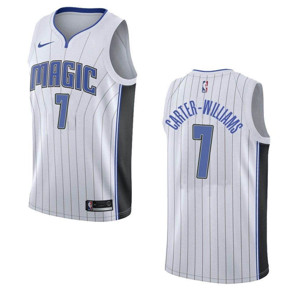 Men's Orlando Magic 7 Michael Carter-williams Association Swingman Basketball Jersey - White - JS211 