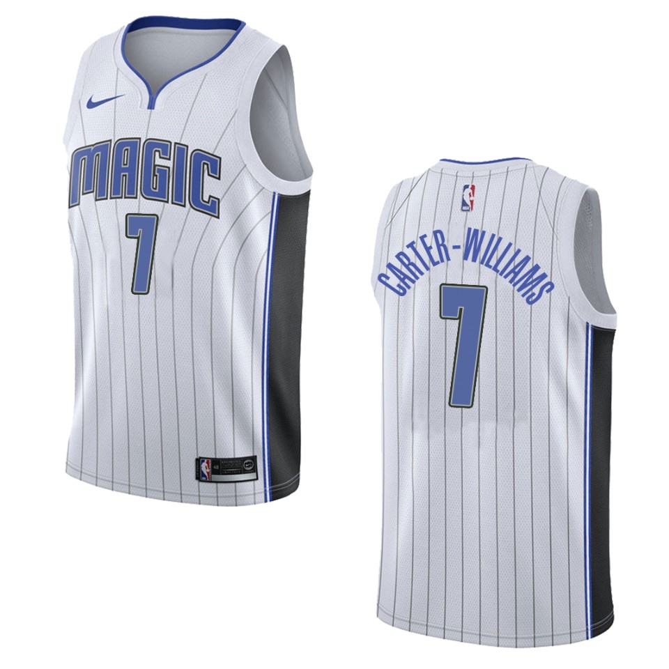 Men's Orlando Magic #7 Michael Carter-williams Association Swingman Basketball Jersey - White