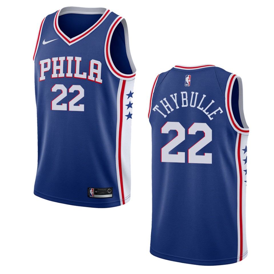 Men's Philadelphia 76ers #22 Matisse Thybulle Icon Swingman Basketball Jersey - Blue