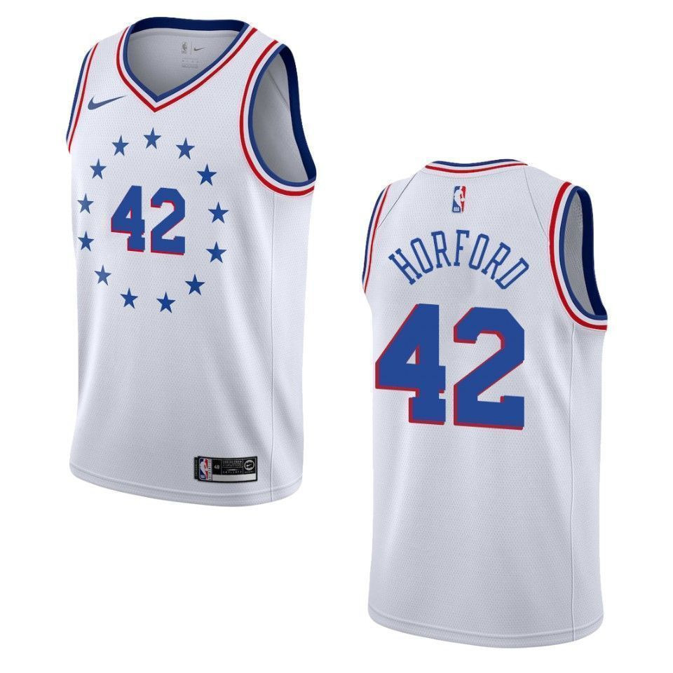 Men's Philadelphia 76ers 42 Al Horford Earned Swingman Basketball Jersey - Horford - JS554 