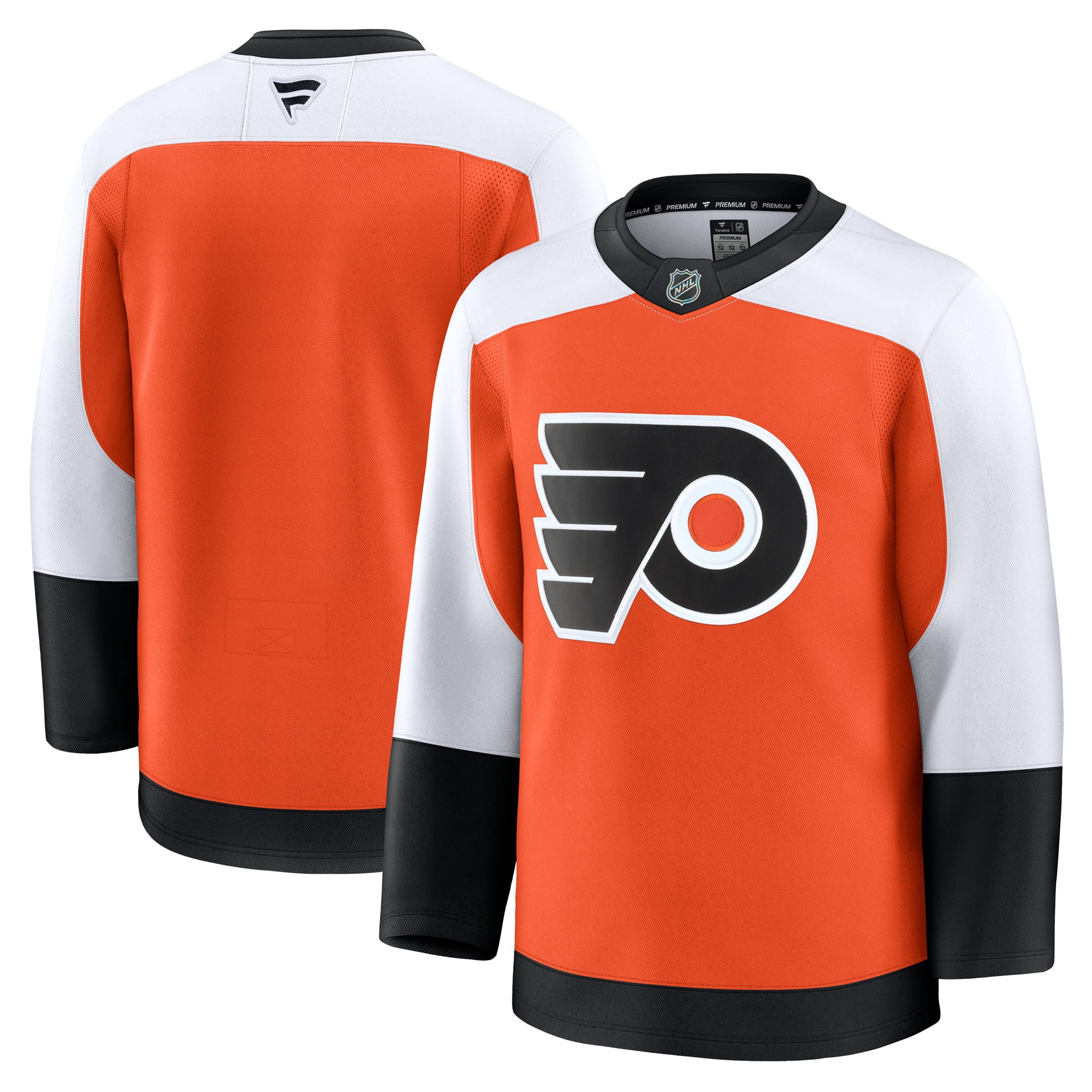 Men's Philadelphia Flyers Burnt Orange Home Premium Hockey Jersey - JS346 