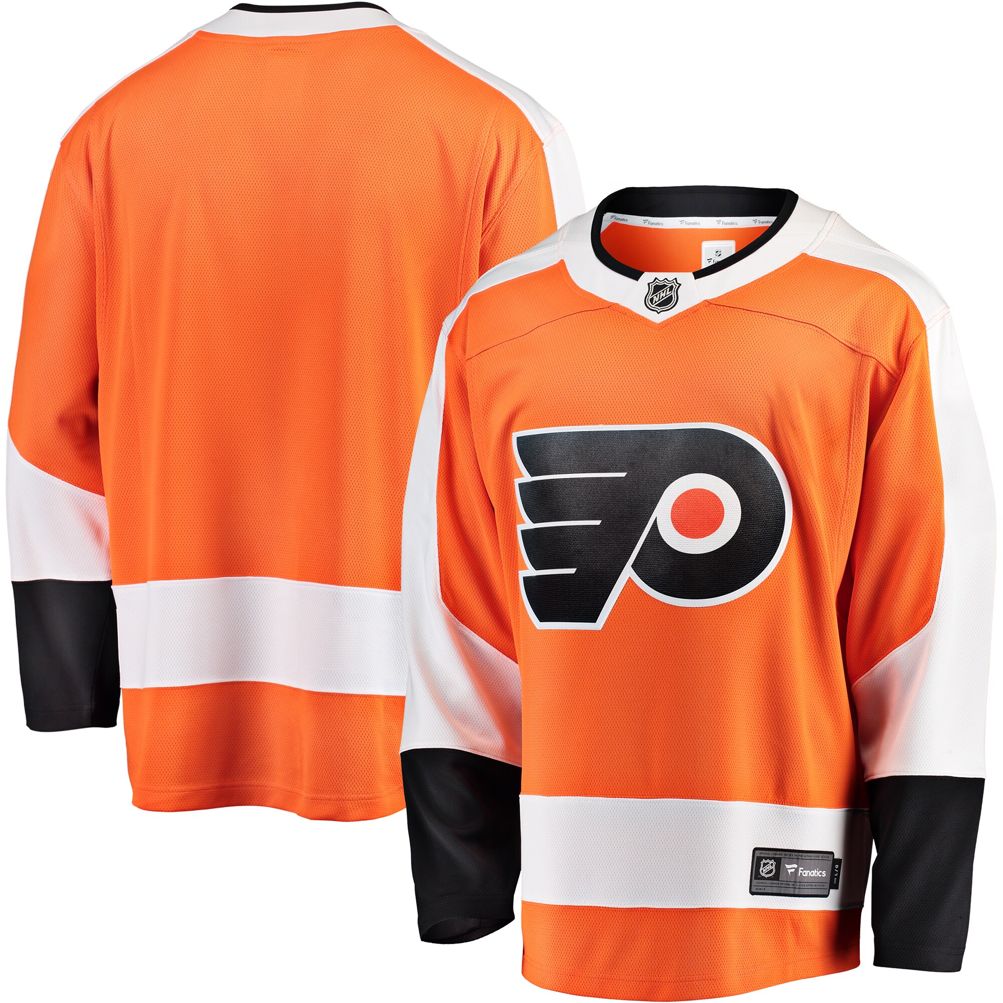 Men's Philadelphia Flyers Orange Breakaway Home Hockey Jersey - JS770 
