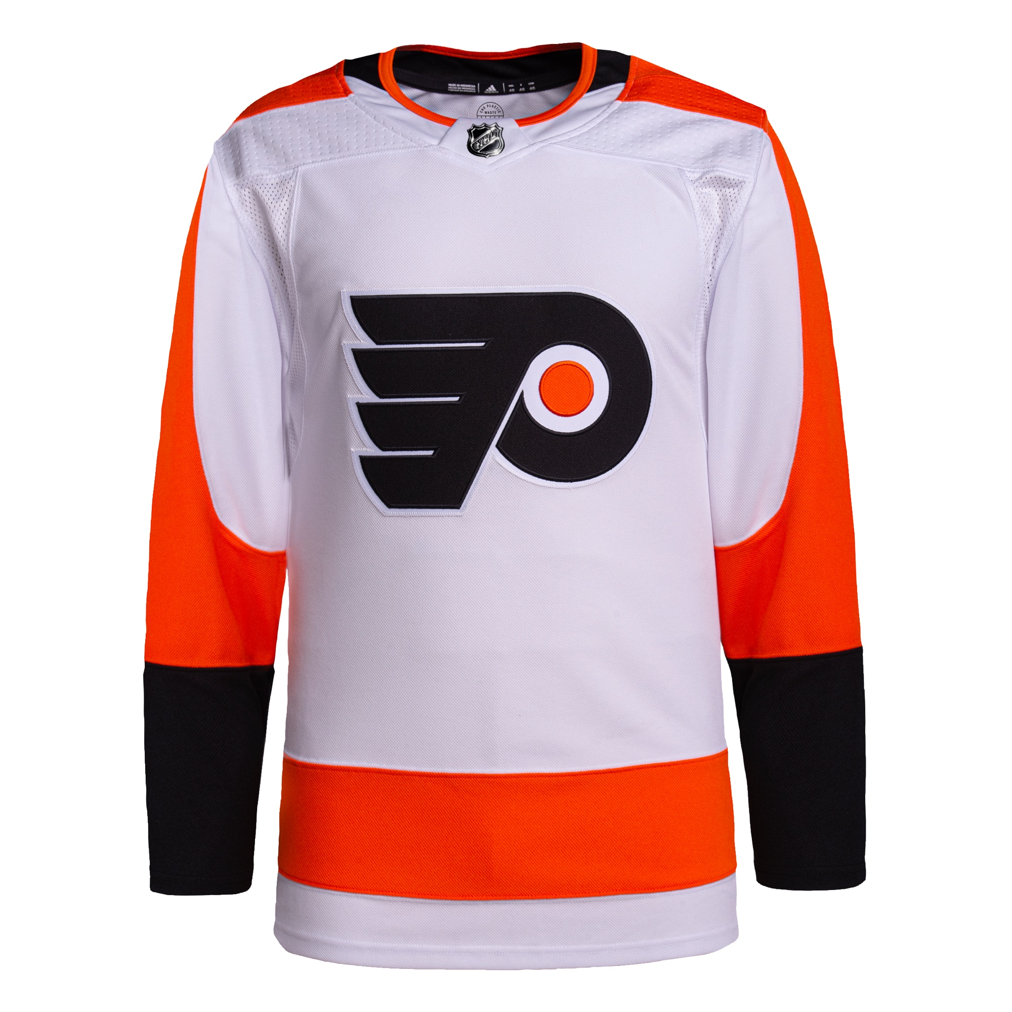 Alternative view of Men's Philadelphia Flyers White Away Hockey Jersey - JS162 