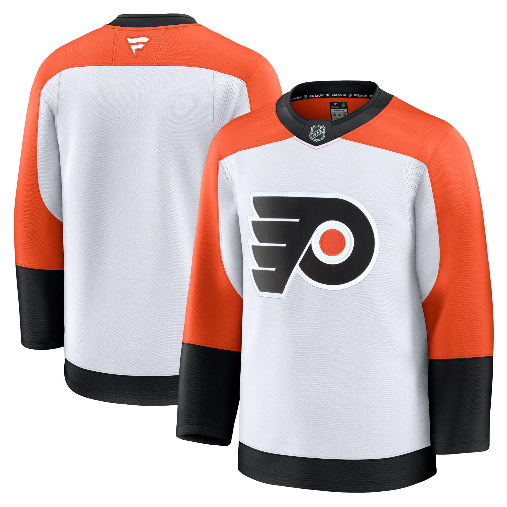 Men's Philadelphia Flyers White Away Premium Hockey Jersey - JS437 