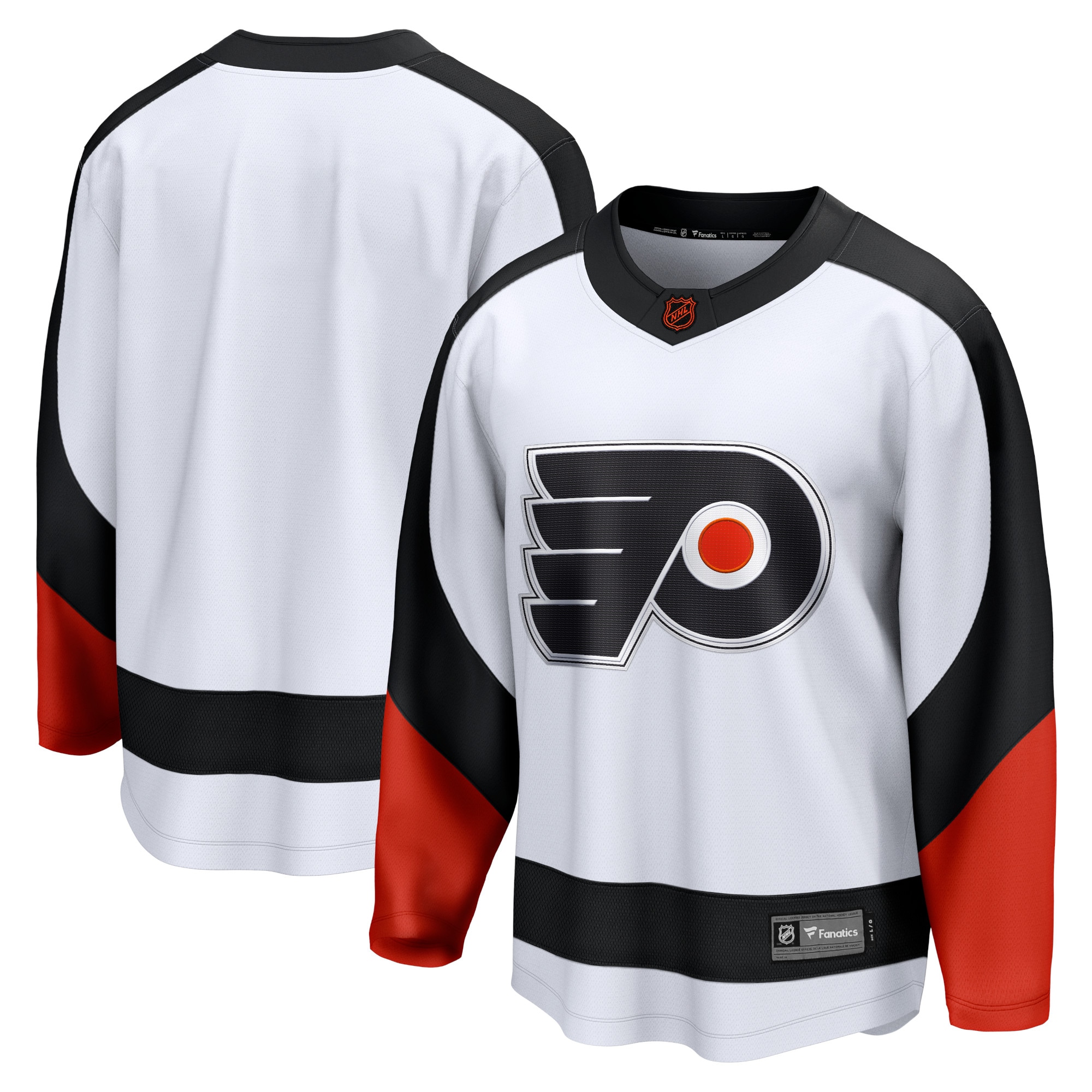 Men's Philadelphia Flyers White Special Edition 2.0 Breakaway Blank Hockey Jersey - JS980 