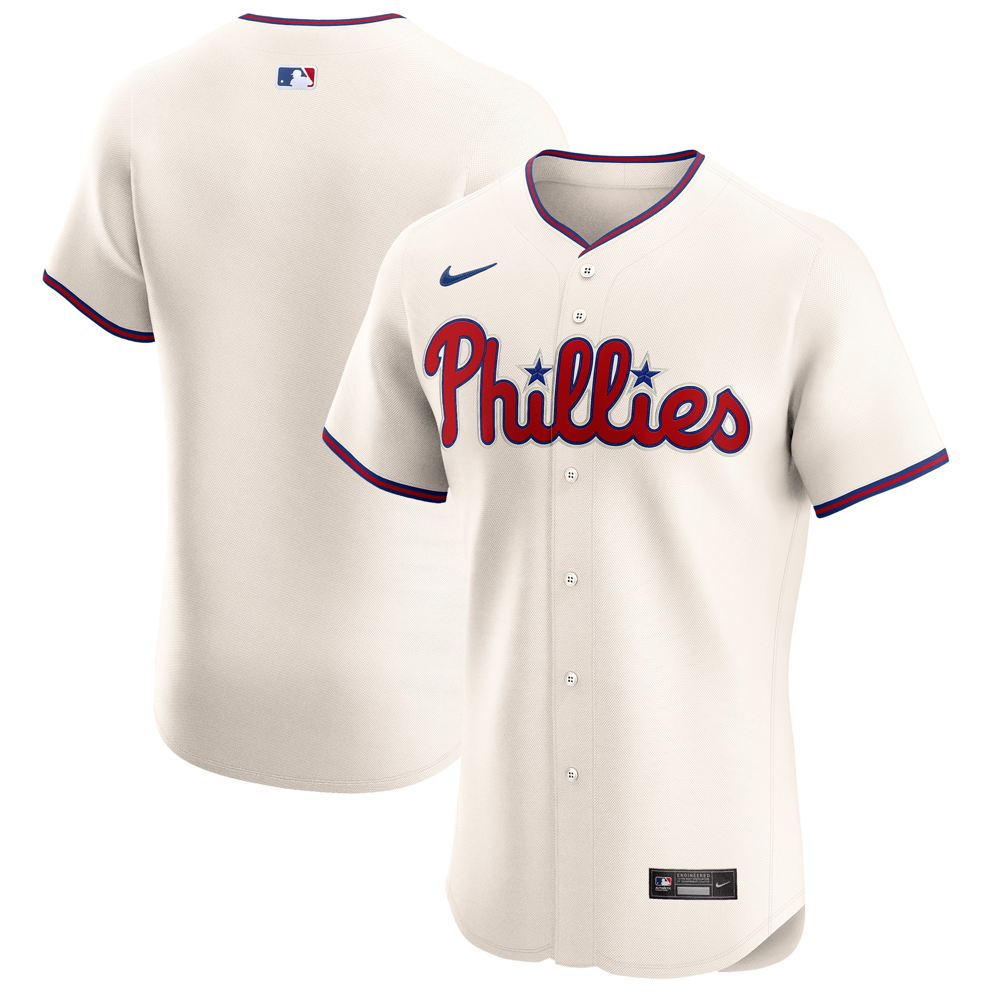 Men's Philadelphia Phillies Cream Alternate Elite Baseball Jersey 