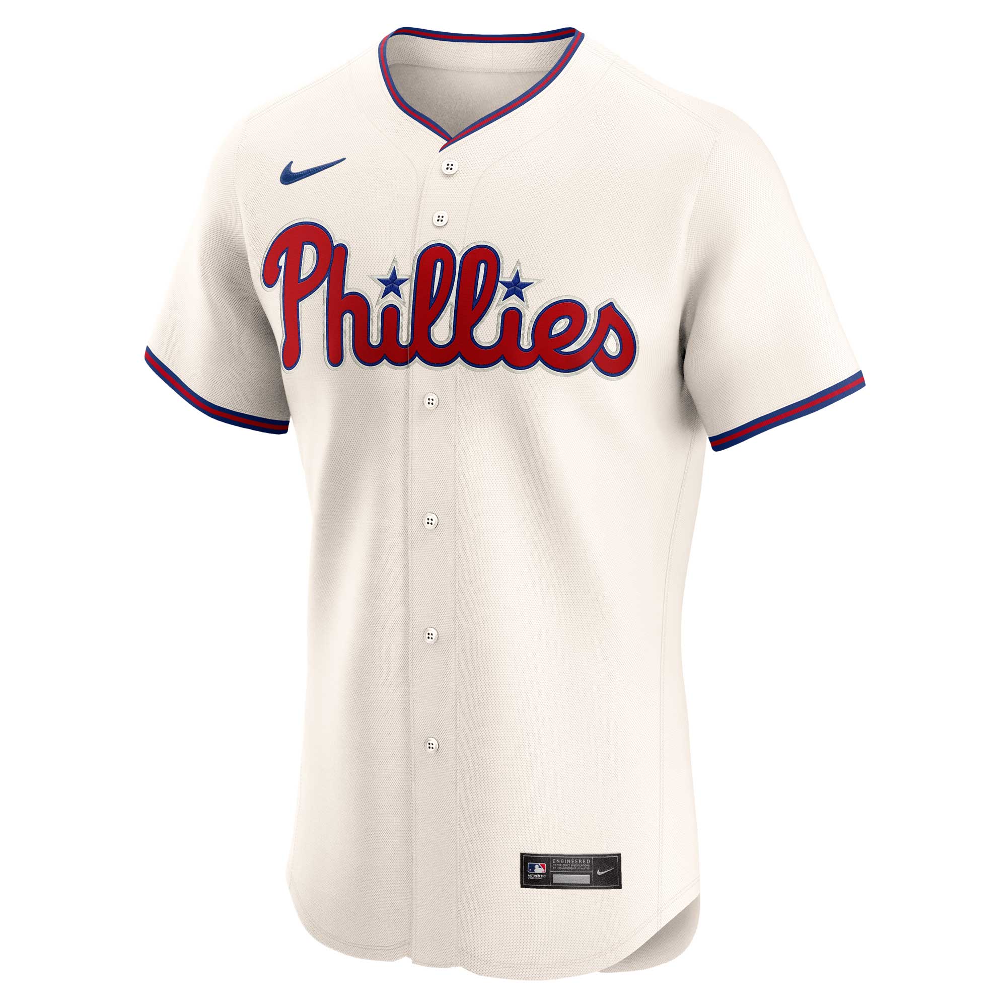 Alternative view of Men's Philadelphia Phillies Cream Alternate Elite Baseball Jersey 