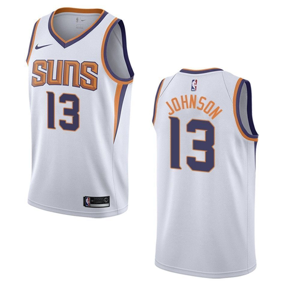 Men's Phoenix Suns 13 Cameron Johnson Association Swingman Jersey - White - JS301 