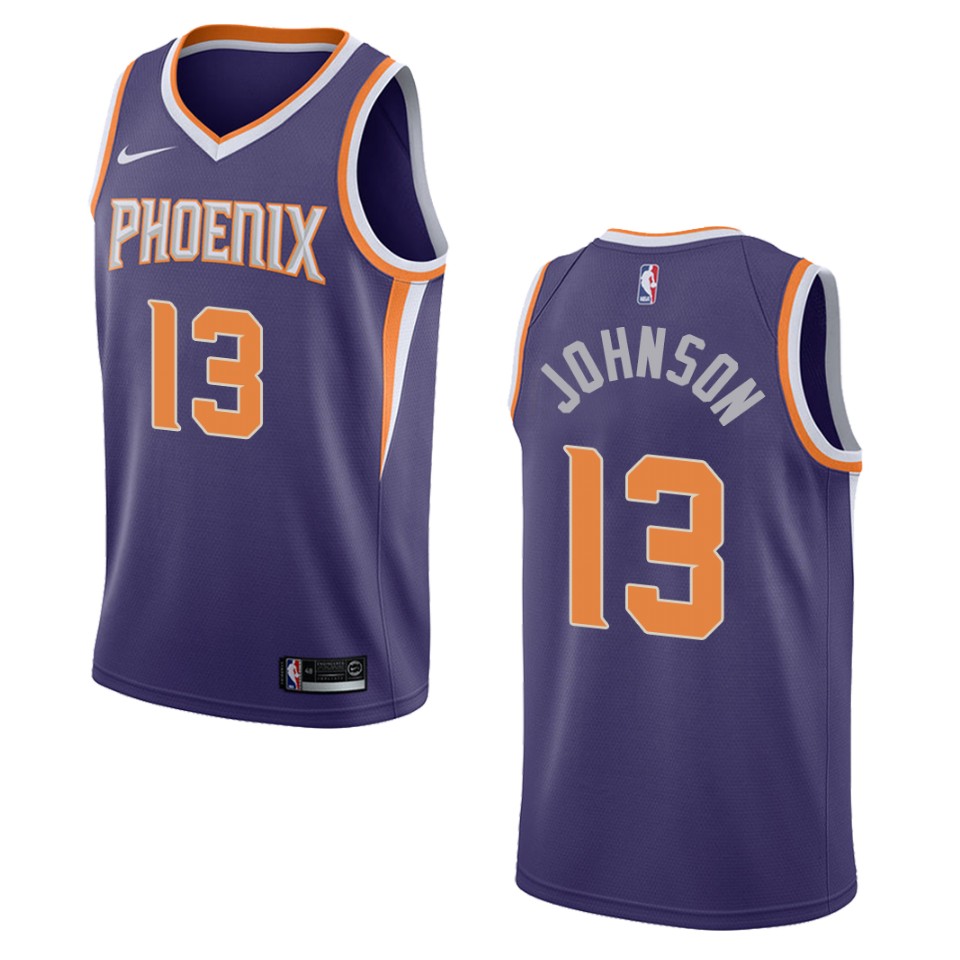 Men's Phoenix Suns #13 Cameron Johnson Icon Swingman Basketball Jersey - Purple
