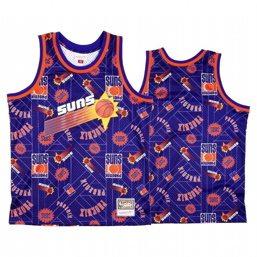 Men's Phoenix Suns Purple Tear Up Pack Basketball Jersey - JS597 