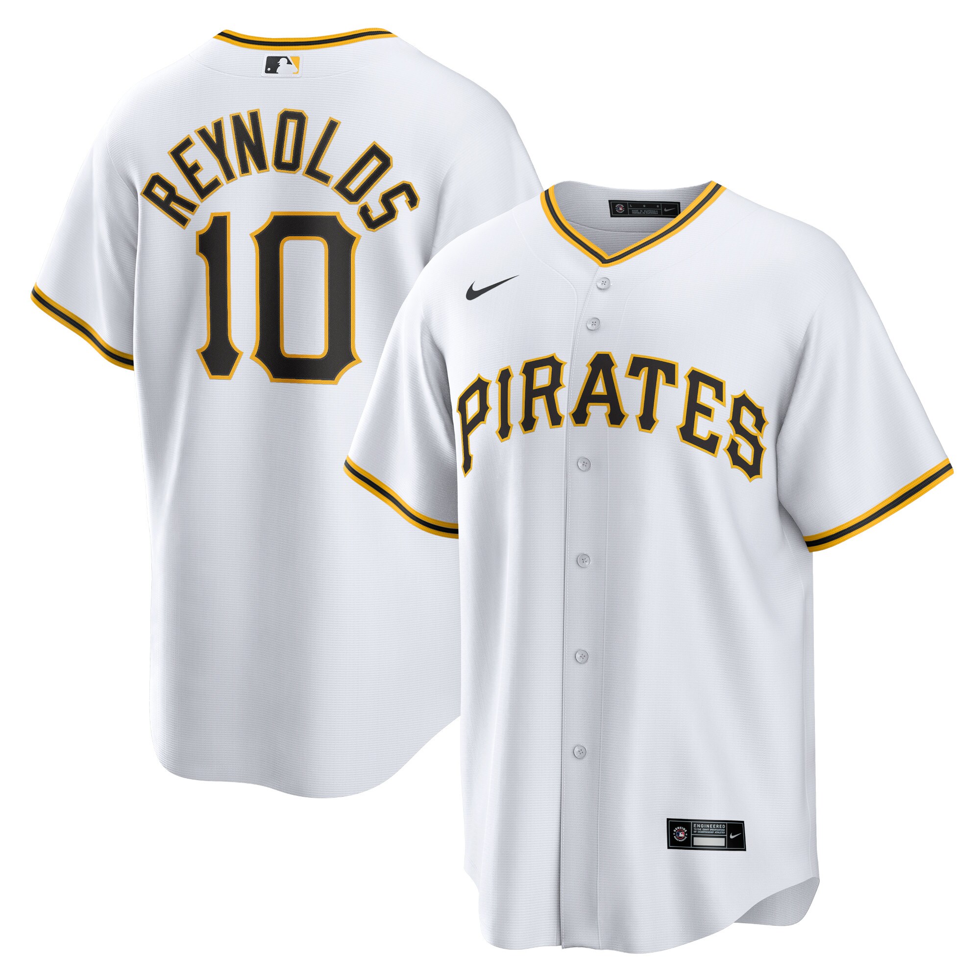 Men's Pittsburgh Pirates Bryan Reynolds White Player Baseball Jersey 