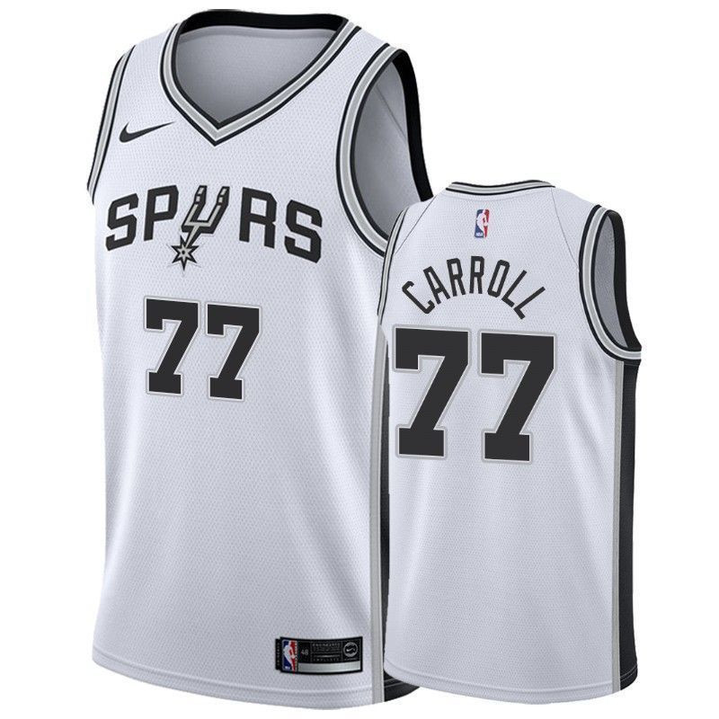 Men's San Antonio Spurs Demarre Carroll 77 Association Basketball Jersey - JS386 