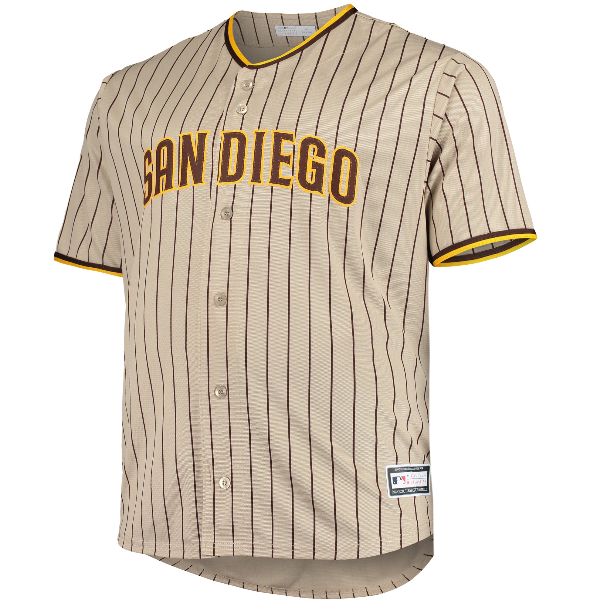 Alternative view of Men's San Diego Padres Fernando Tatis Jr. Sand Big & Tall Player Baseball Jersey 
