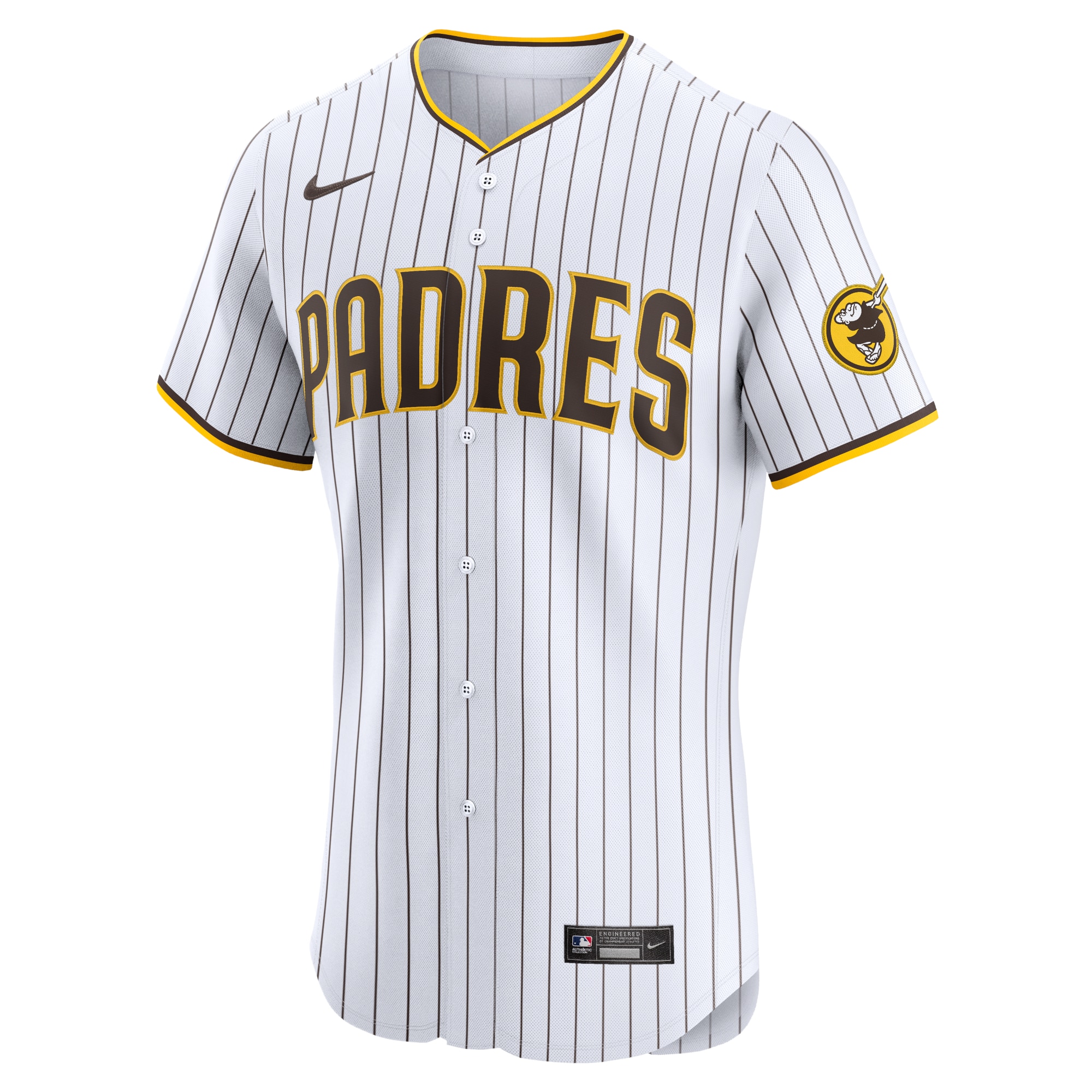 Alternative view of Men's San Diego Padres Manny Machado White Home Elite Baseball Jersey 