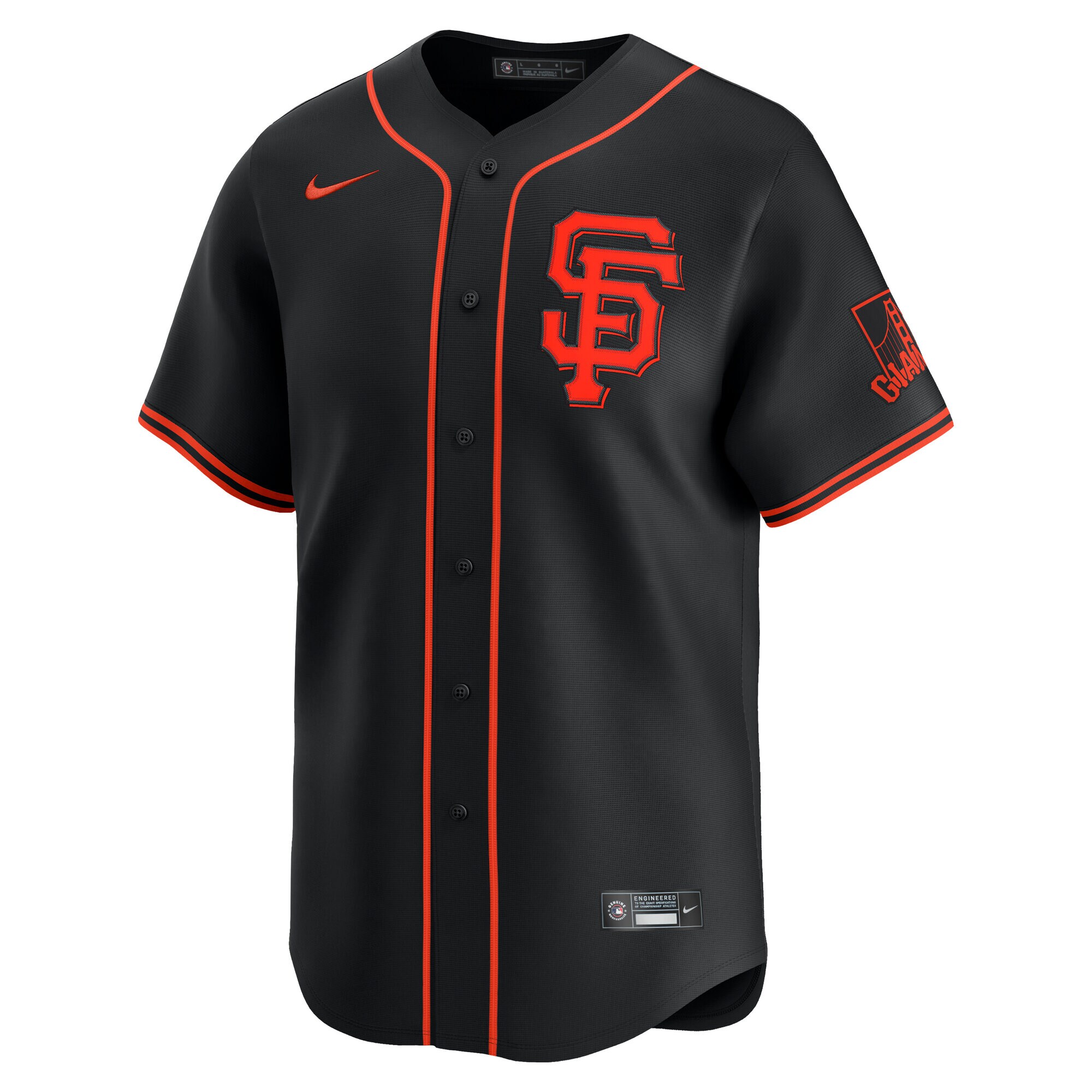Alternative view of Men's San Francisco Giants Jung Hoo Lee Black Alternate Limited Player Baseball Jersey 