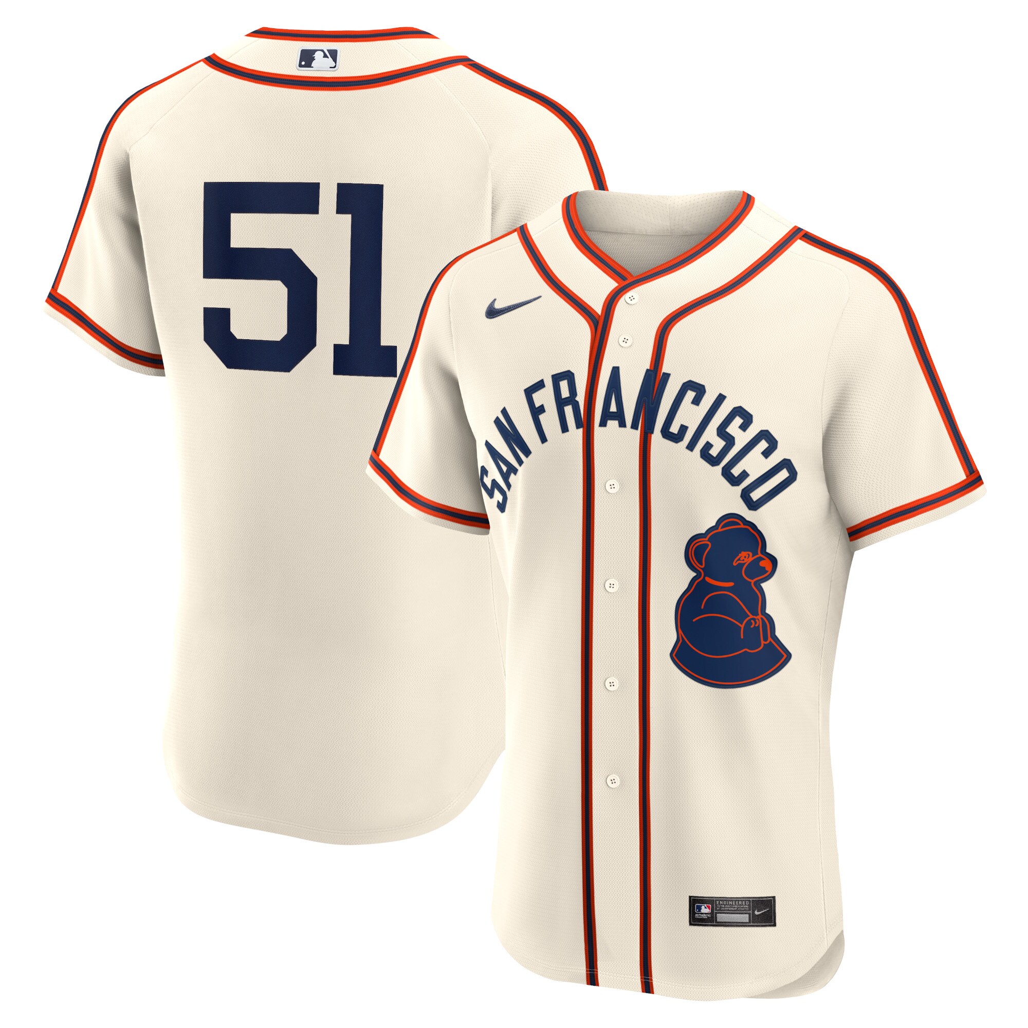 Men's San Francisco Giants Jung Hoo Lee Cream 2024 Rickwood Classic Player Baseball Jersey 