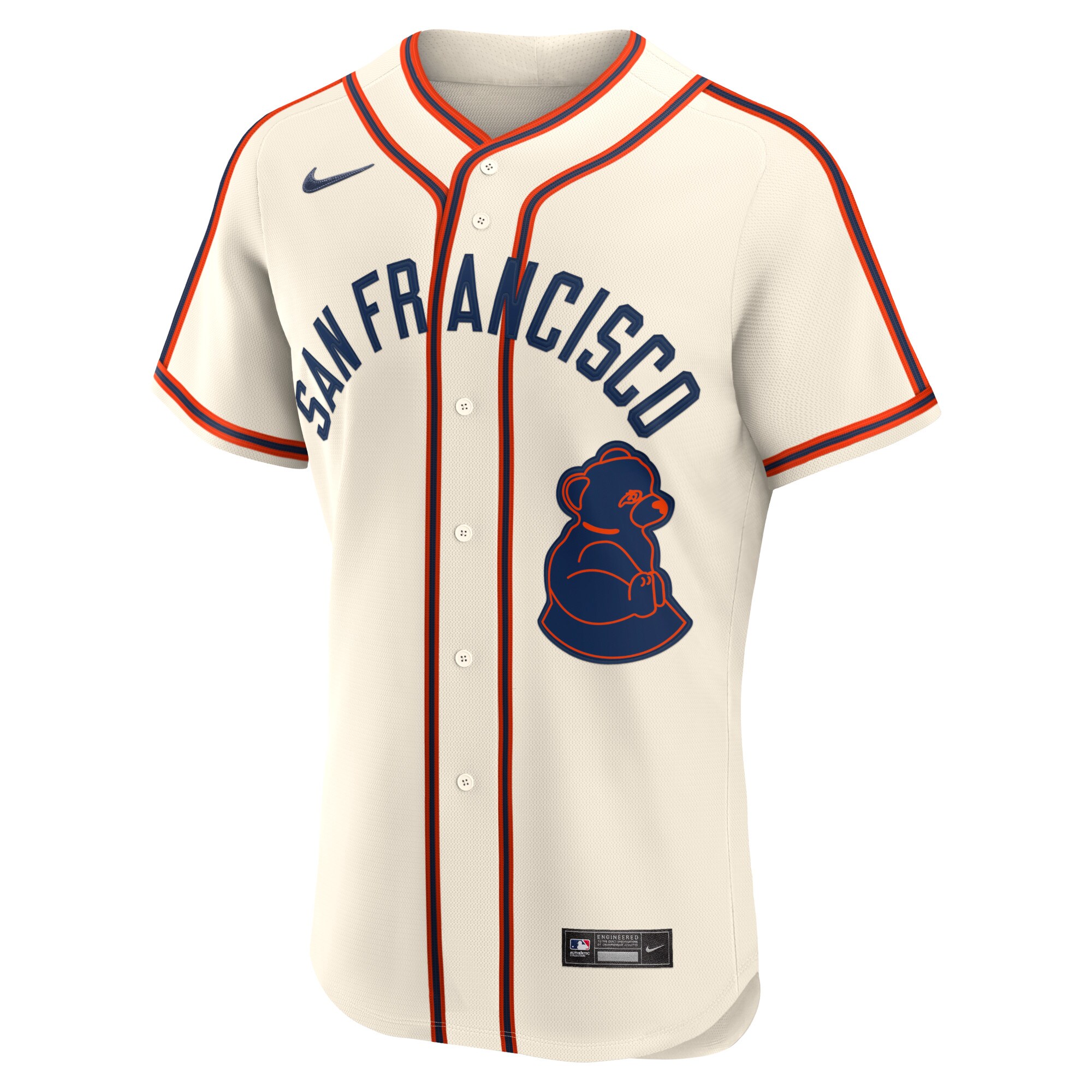 Alternative view of Men's San Francisco Giants Jung Hoo Lee Cream 2024 Rickwood Classic Player Baseball Jersey 