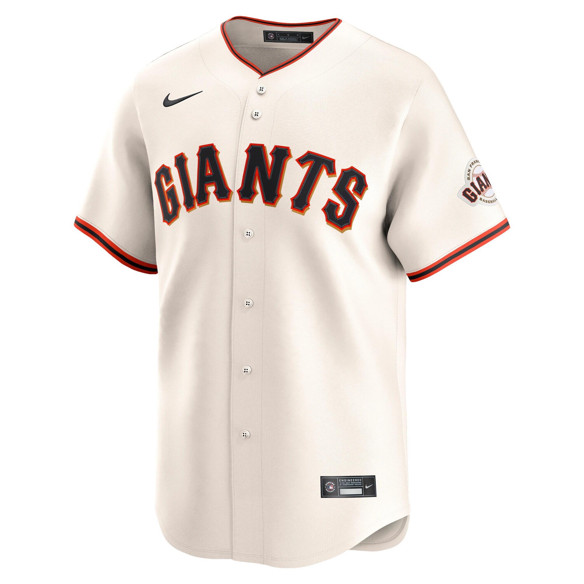 Alternative view of Men's San Francisco Giants Logan Webb Cream Home Limited Player Baseball Jersey 