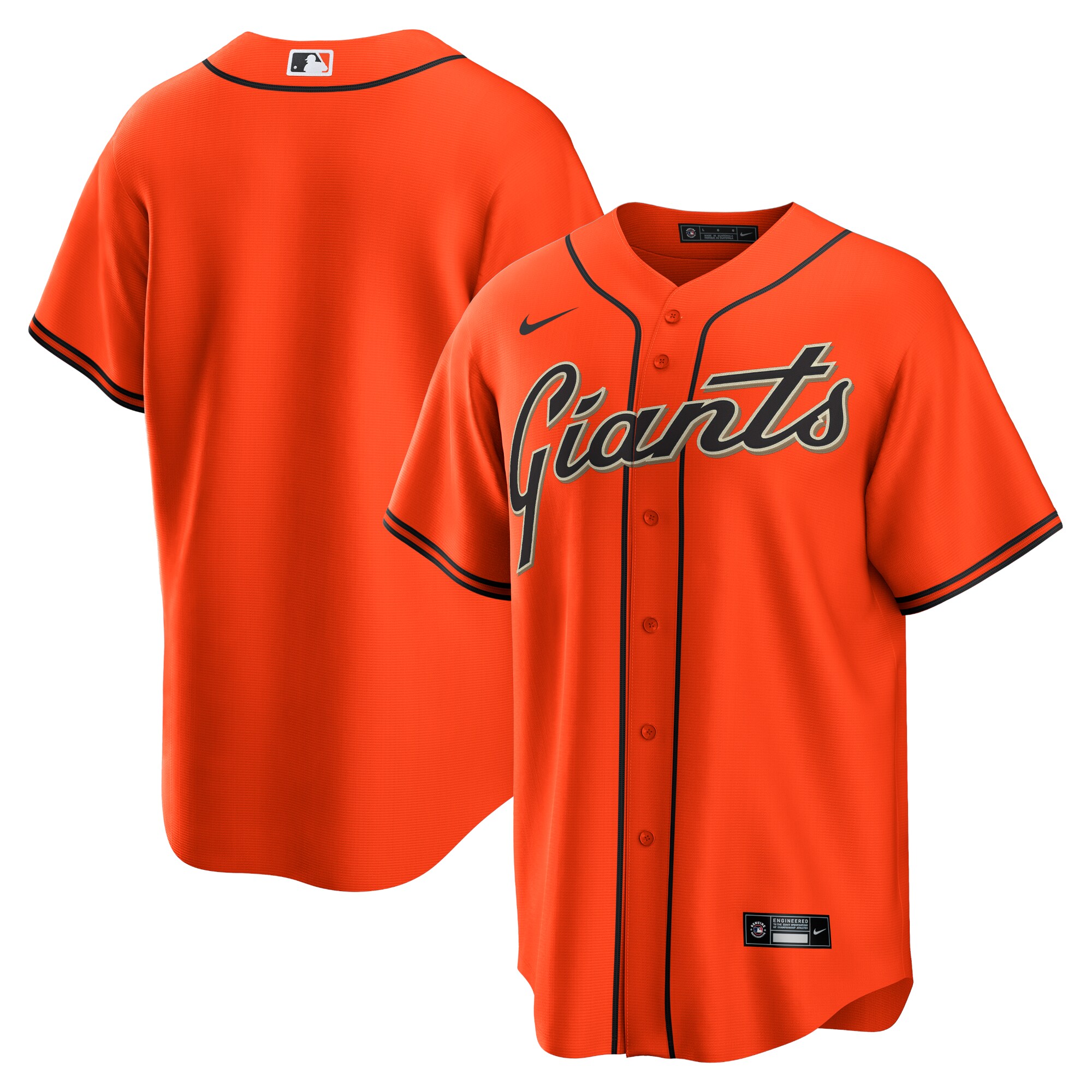Men's San Francisco Giants Orange Alternate Team Baseball Jersey 