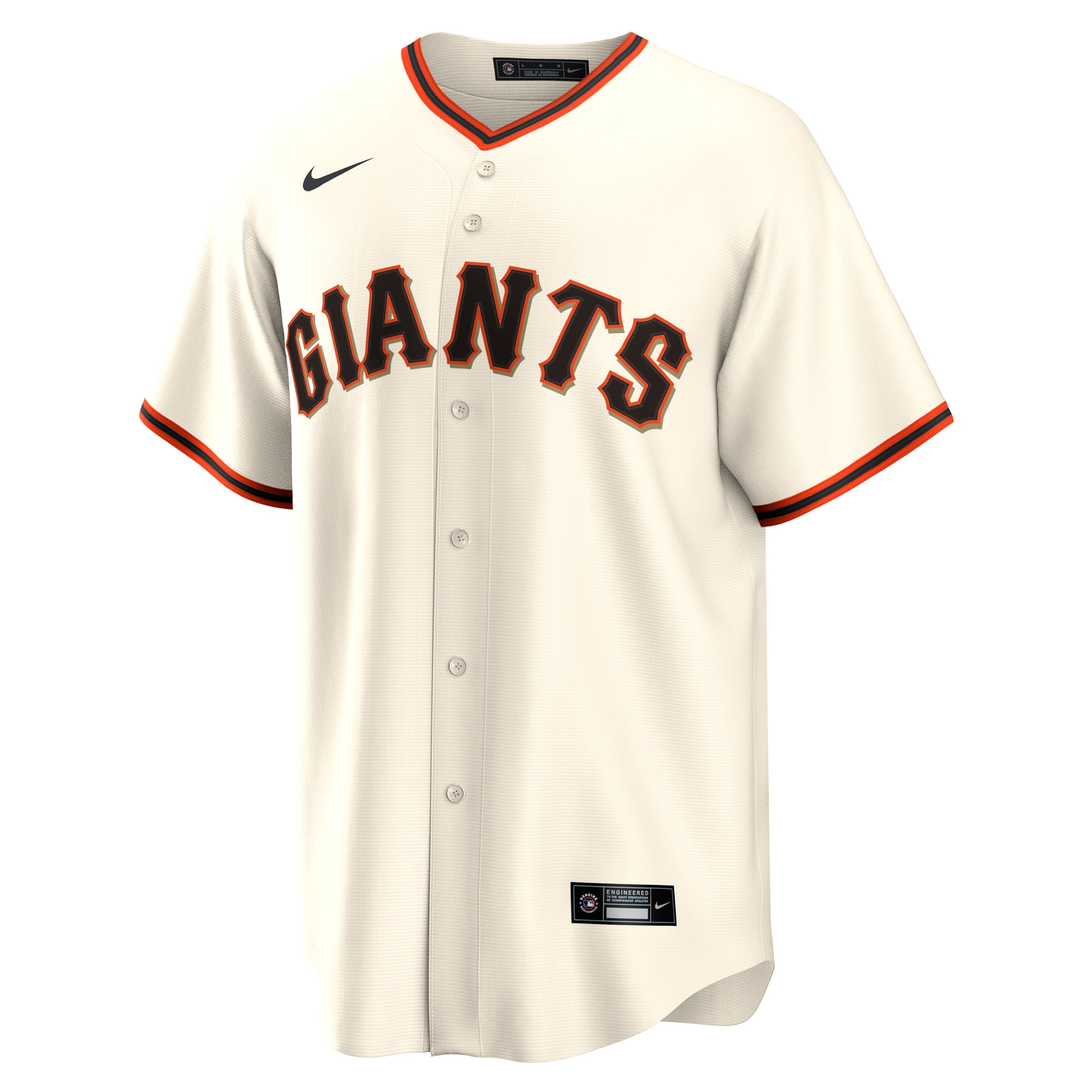 Alternative view of Men's San Francisco Giants Willy Adames 1.0 Cream Baseball Jersey 
