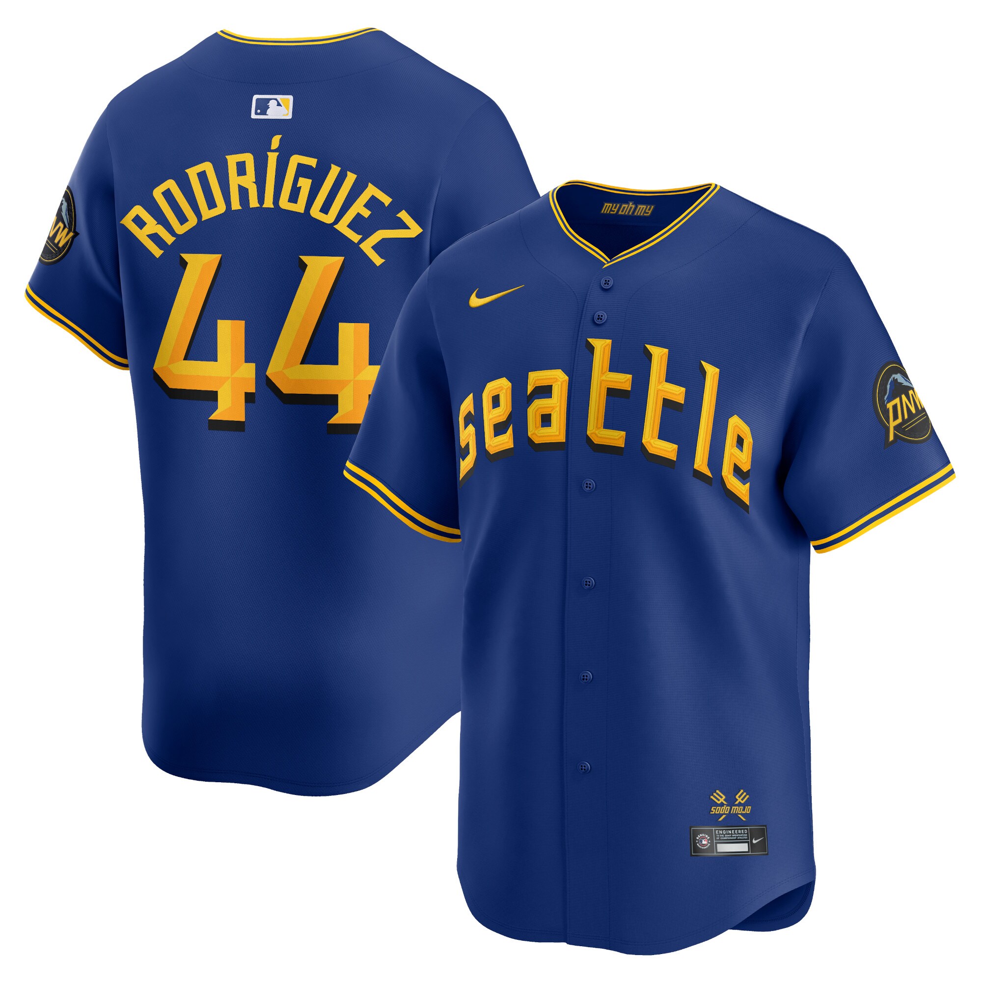 Men's Seattle Mariners Julio Rodríguez Royal City Connect Limited Player Baseball Jersey 
