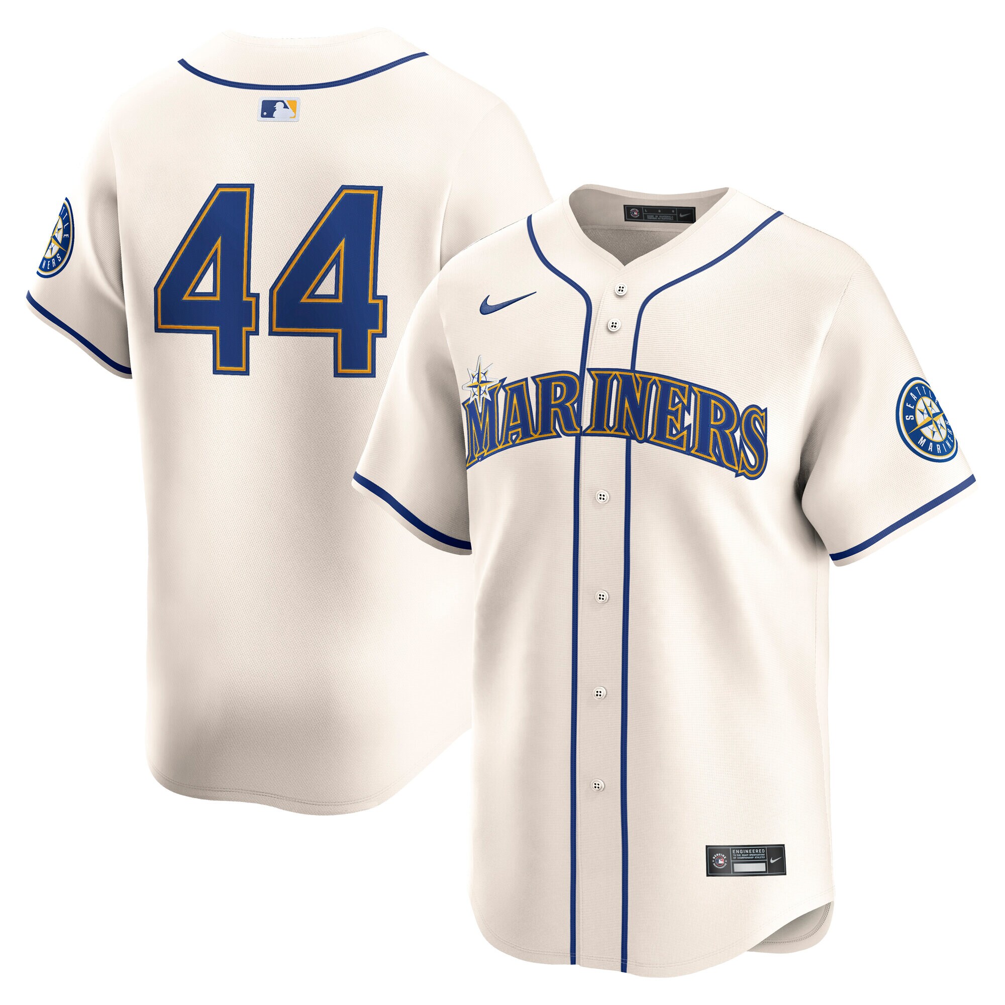 Men's Seattle Mariners Julio Rodriguez Cream Alternate Limited 