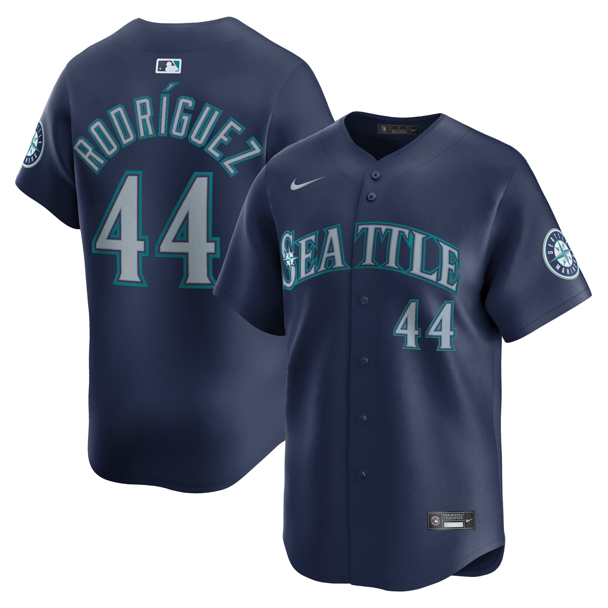 Men's Seattle Mariners Julio Rodriguez Navy Road Limited 