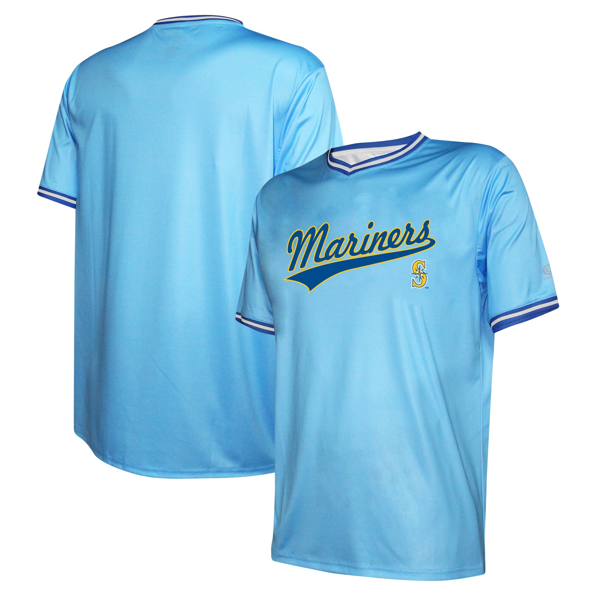 Men's Seattle Mariners Stitches Light Blue Cooperstown Collection Team Baseball Jersey 