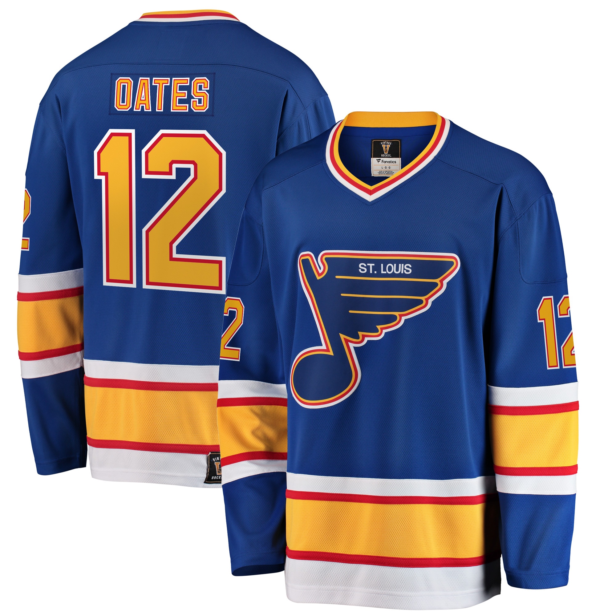 Men's St. Louis Blues Adam Oates Blue Premier Breakaway Retired Player Hockey Jersey - JS241 