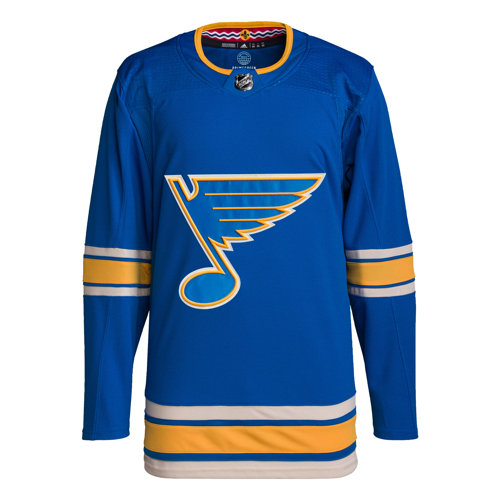 Alternative view of Men's St. Louis Blues Blue Alternate Hockey Jersey - JS419 