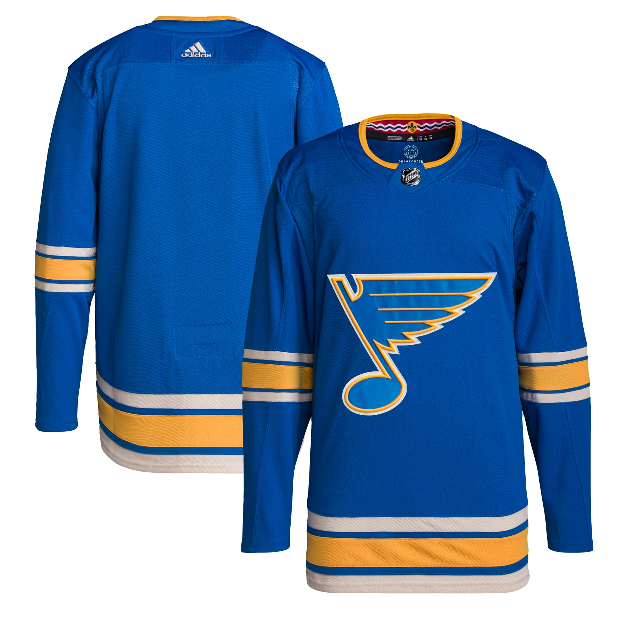 Men's St. Louis Blues Blue Alternate Hockey Jersey - JS419 