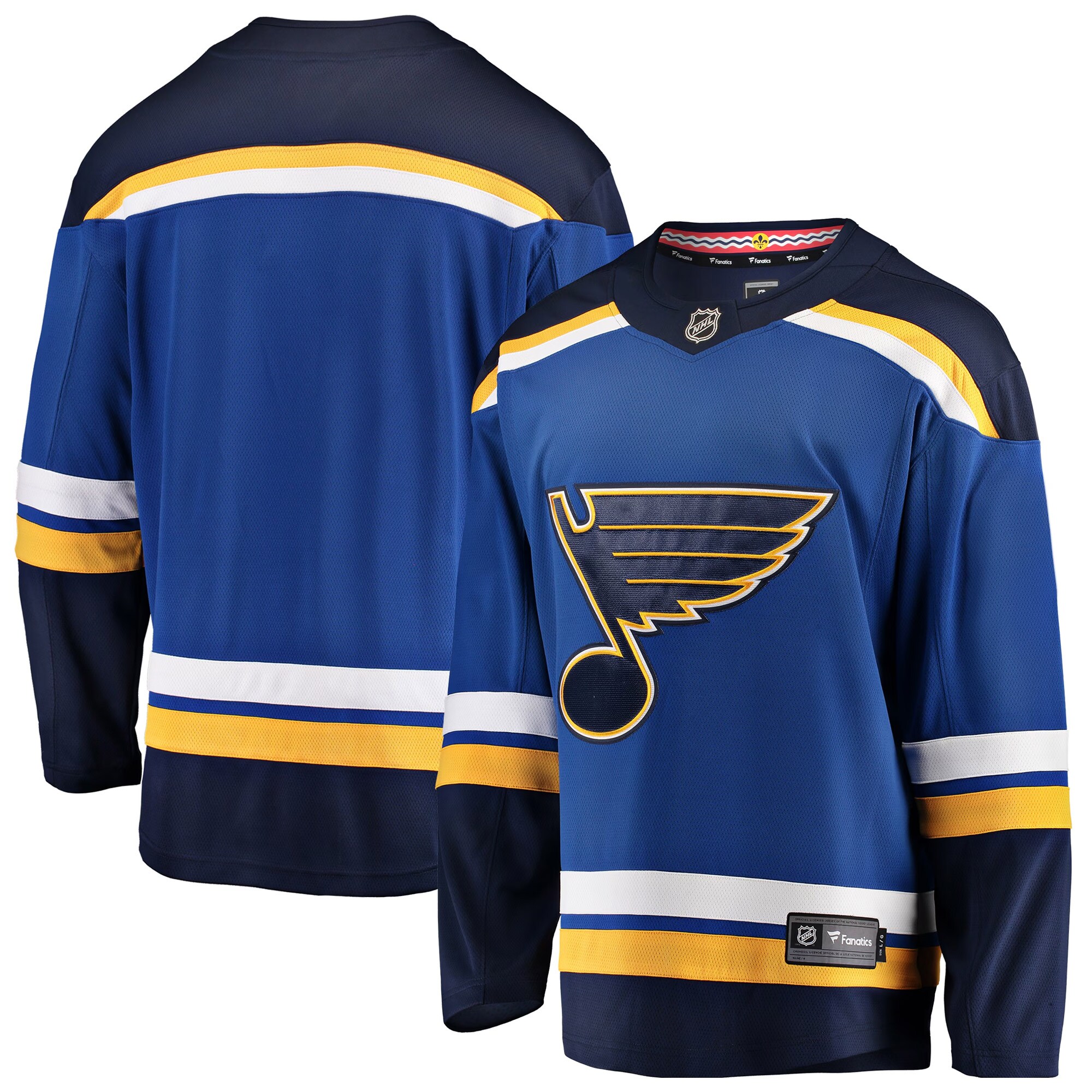 Men's St. Louis Blues Blue Breakaway Home Hockey Jersey - JS644 