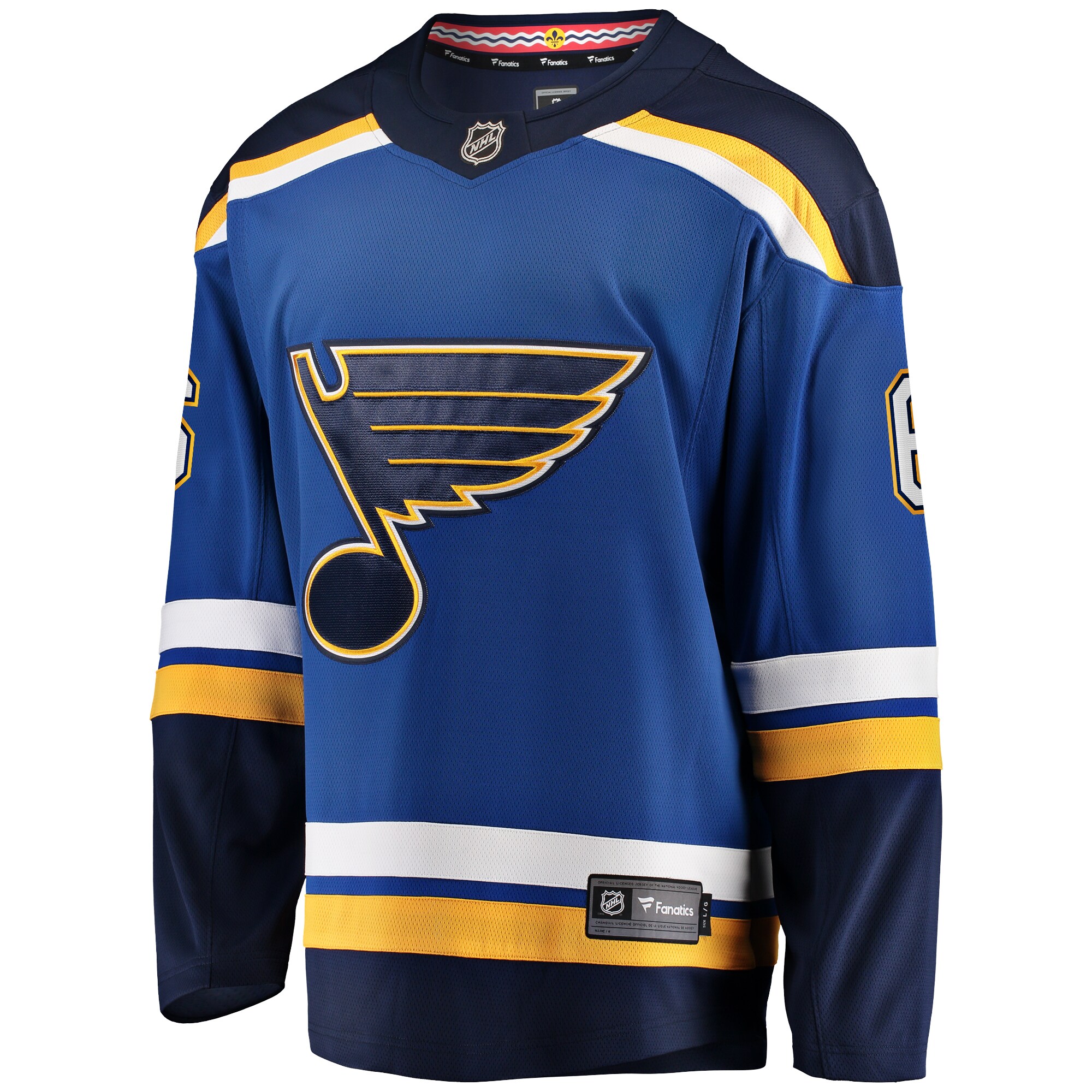 Alternative view of Men's St. Louis Blues Marco Scandella Blue Home Premier Breakaway Player Hockey Jersey - JS691 