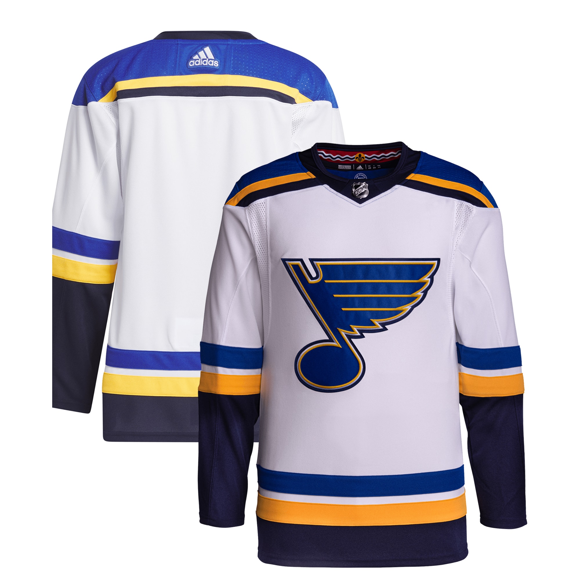 Men's St. Louis Blues White Away Primegreen Hockey Jersey - JS660 