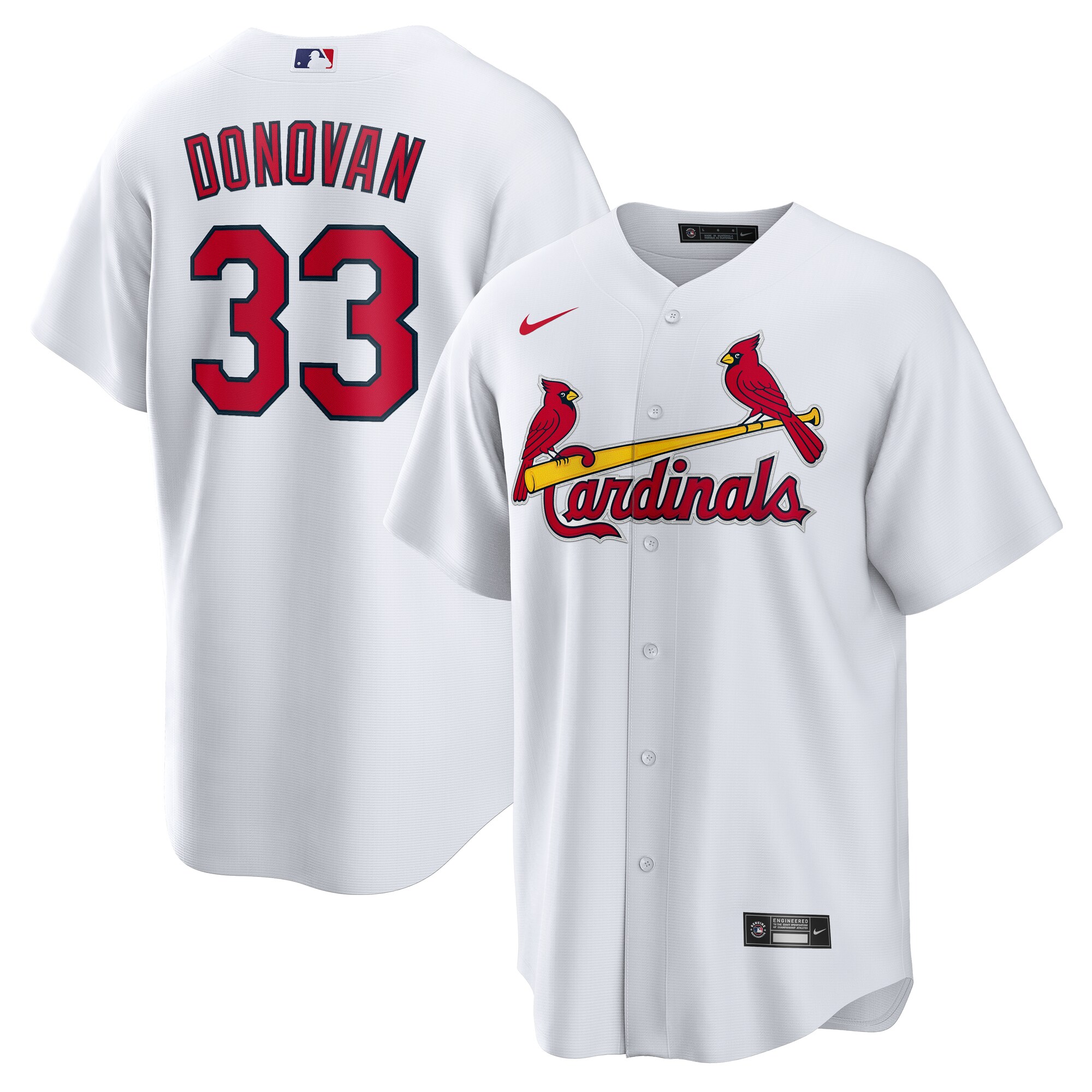 Men's St. Louis Cardinals Brendan Donovan White Home Baseball Jersey 