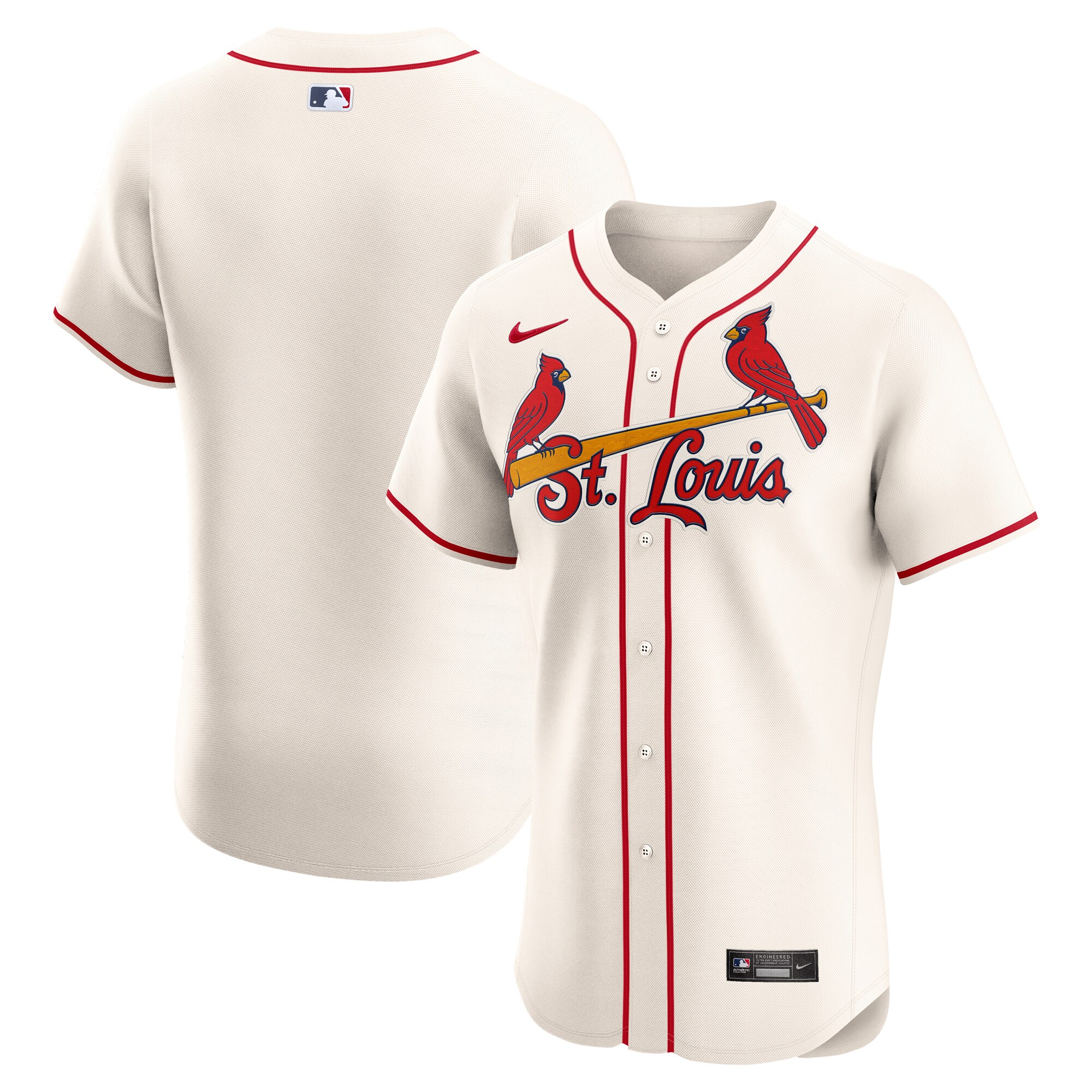 Men's St. Louis Cardinals Cream Alternate Elite Baseball Jersey 