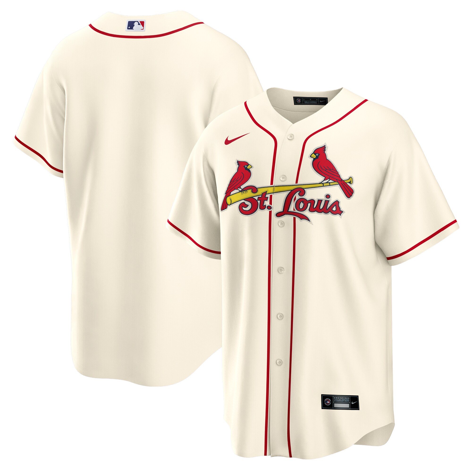 Men's St. Louis Cardinals Cream Alternate Team Baseball Jersey 