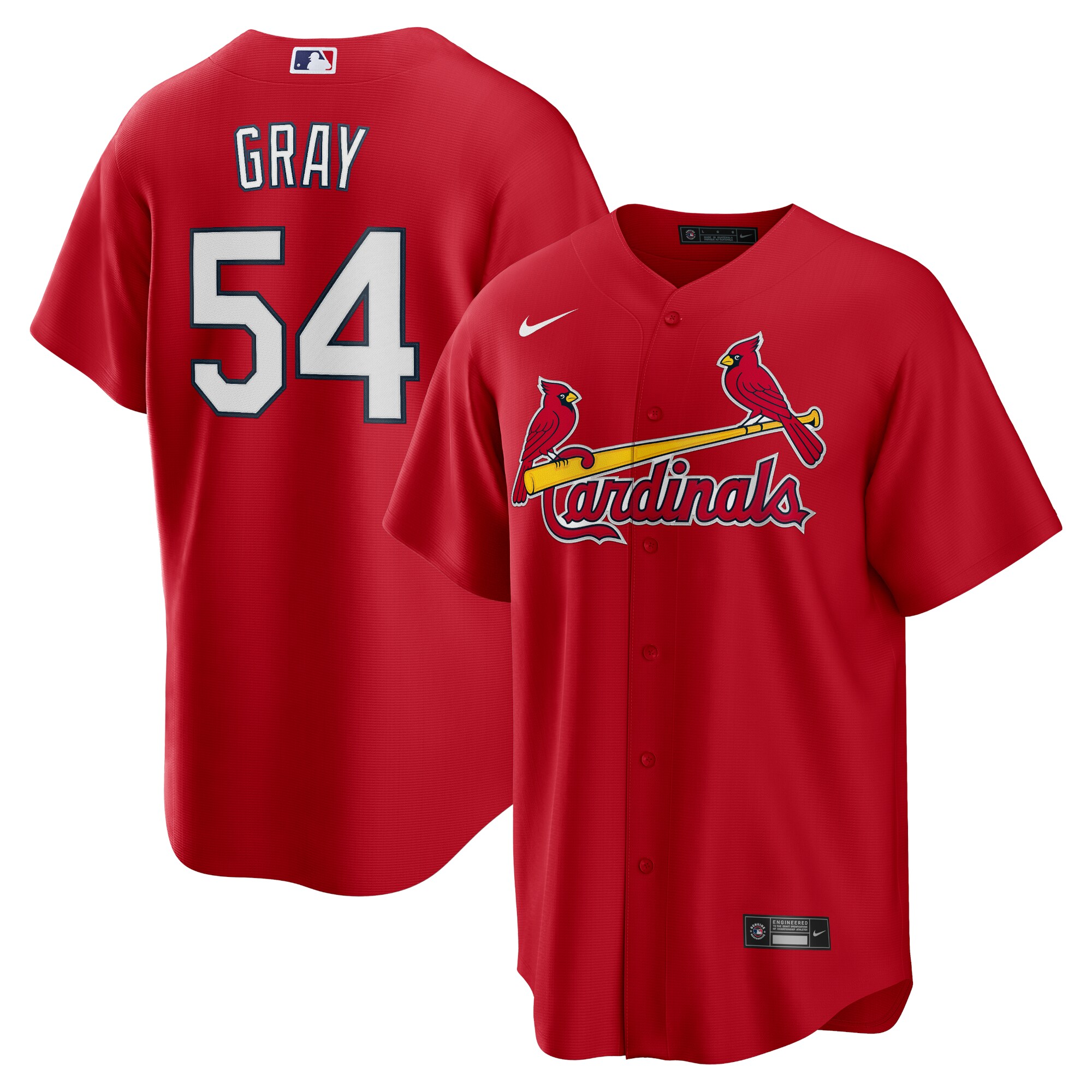 Men's St. Louis Cardinals Sonny Gray Red Alternate Baseball Jersey 